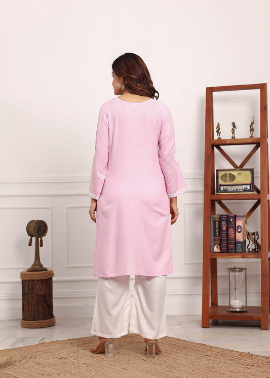 BABY PINK Ladies Kurti Set - Buy Ladies Kurti Set online in India