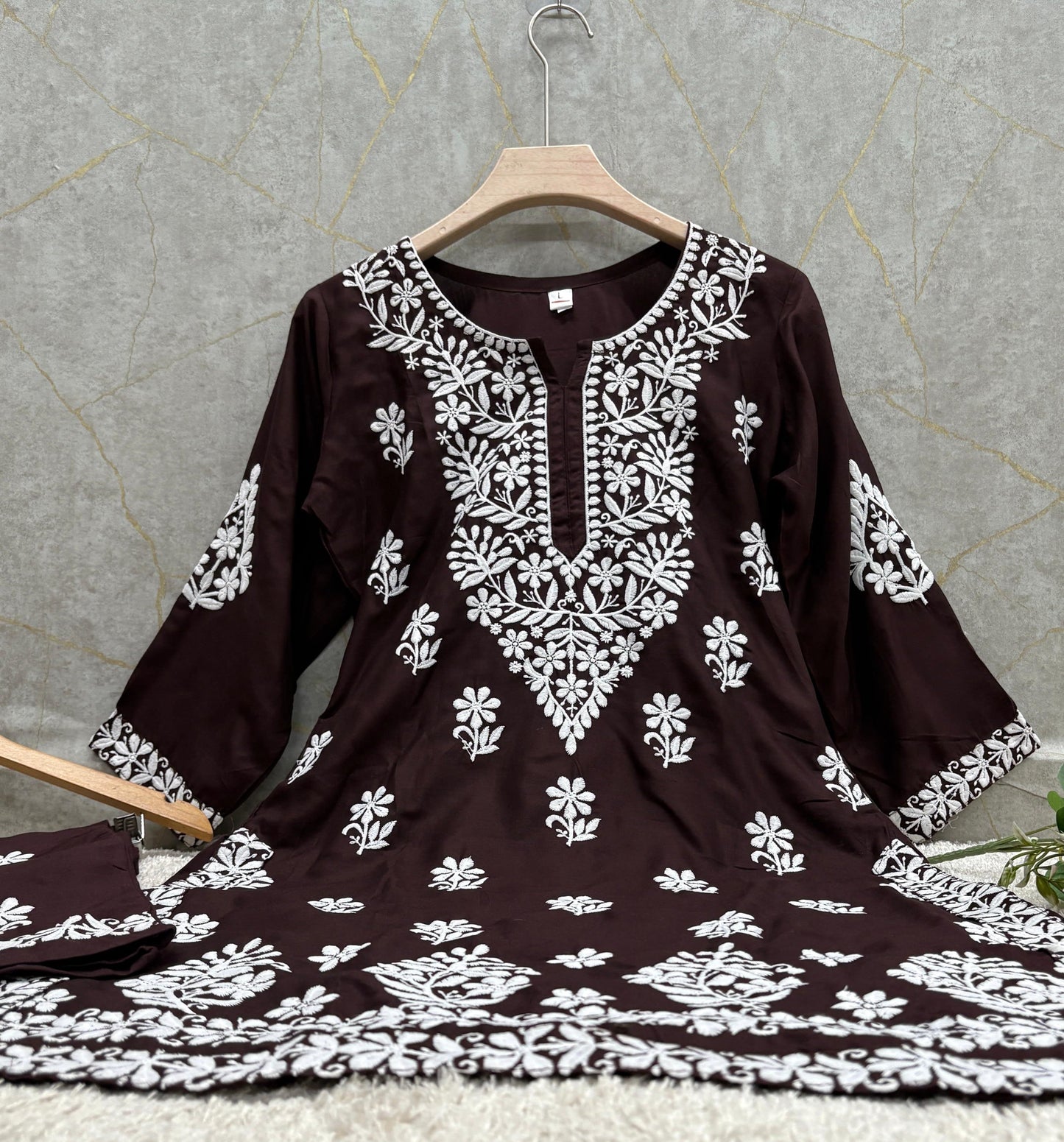 COFEE Chikankari Kurti Set Online At Best Price For Women