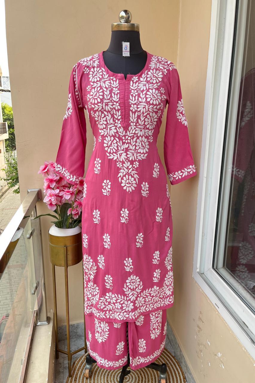 DARK PINK *Premium Reyon Co-ord set*