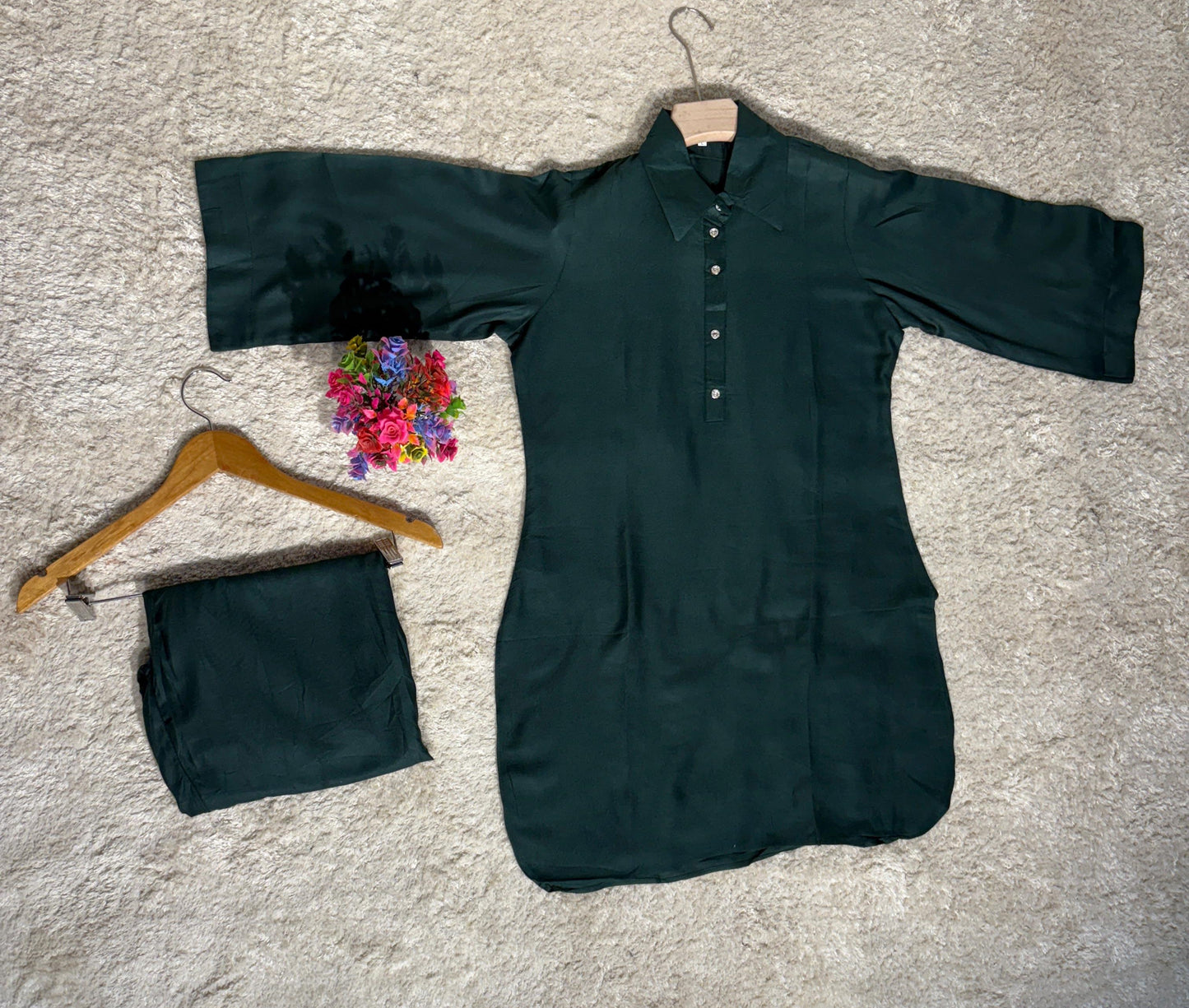 Green Premium Co-Ord Set For Women
