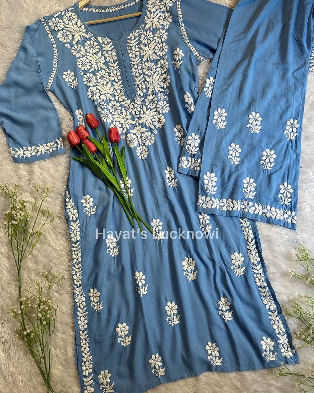 Dark Sky Regular Kurta Set For Women