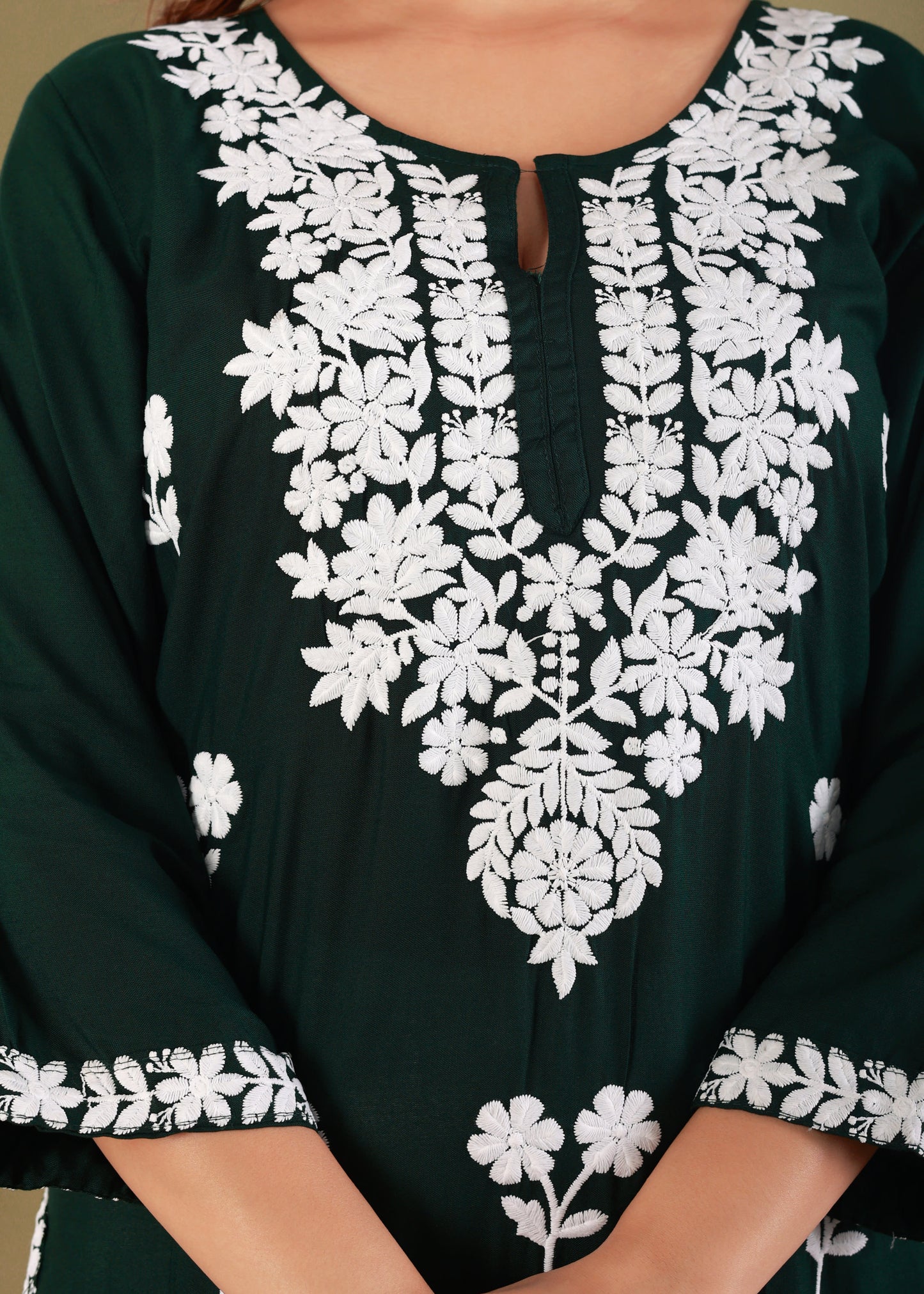 Green Primum Modal Kurta For Women