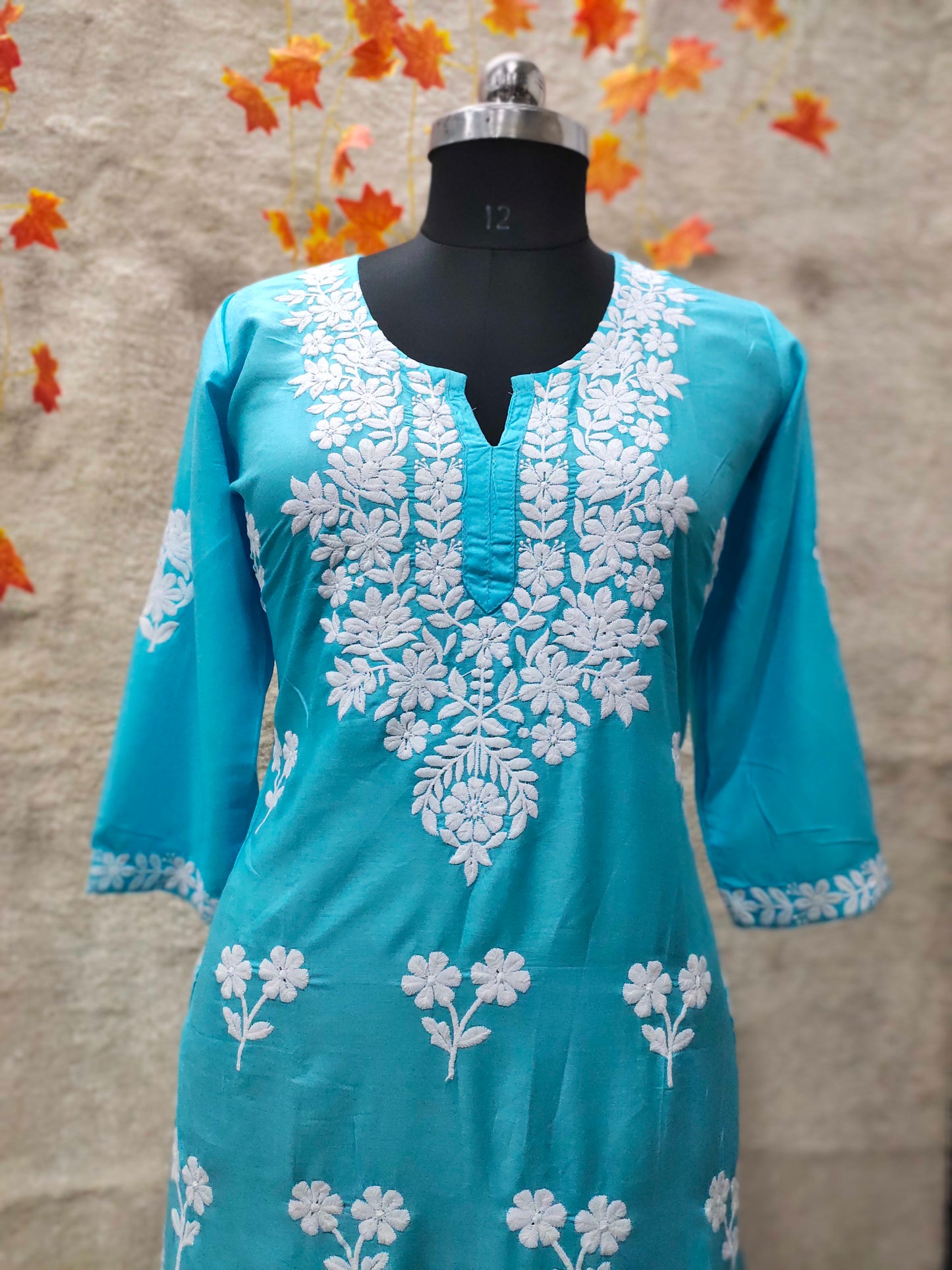 FIROJI Womens Indian Model Kurti Beautiful work Entice Wear