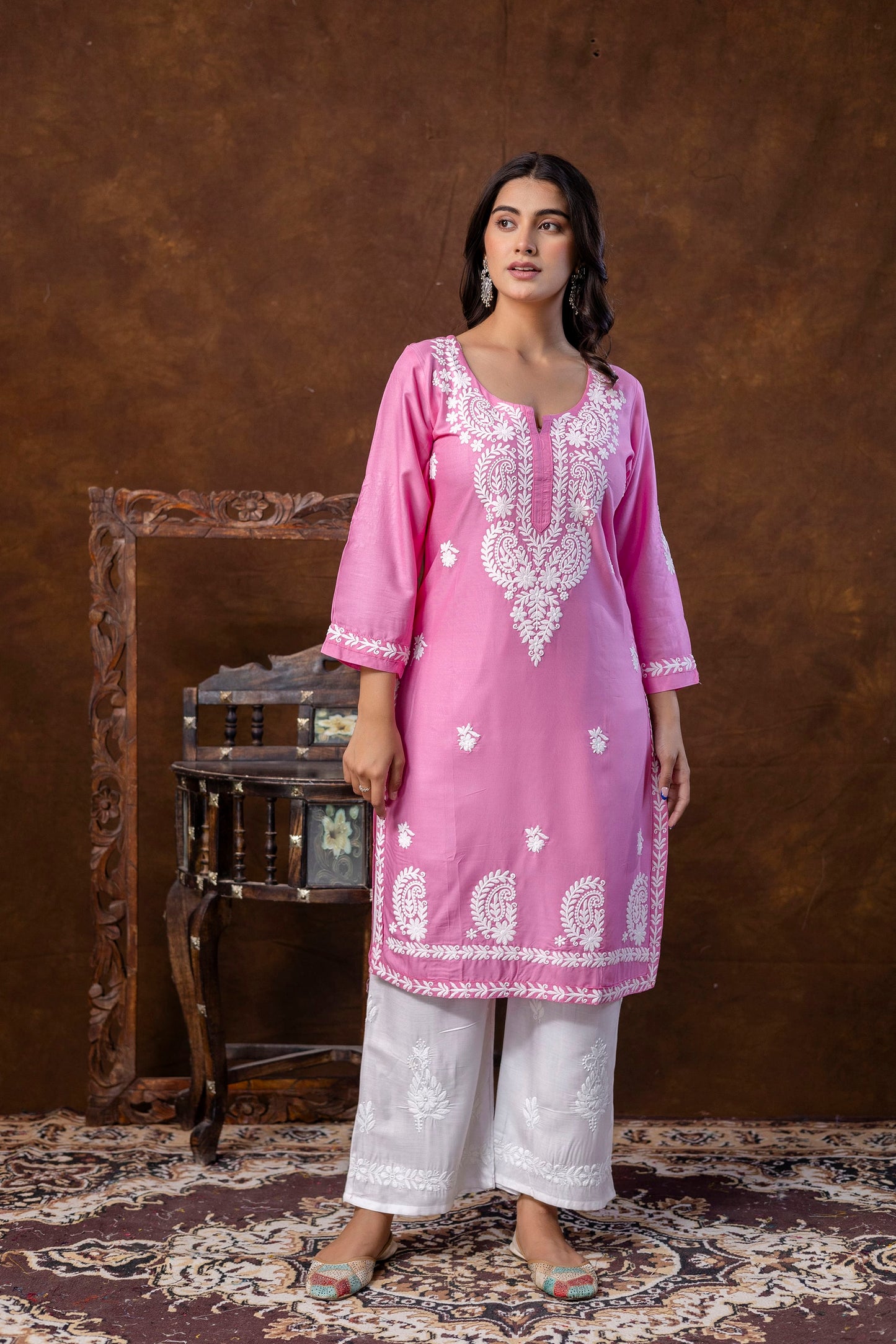 PINK Trendy Fashionable kurtis