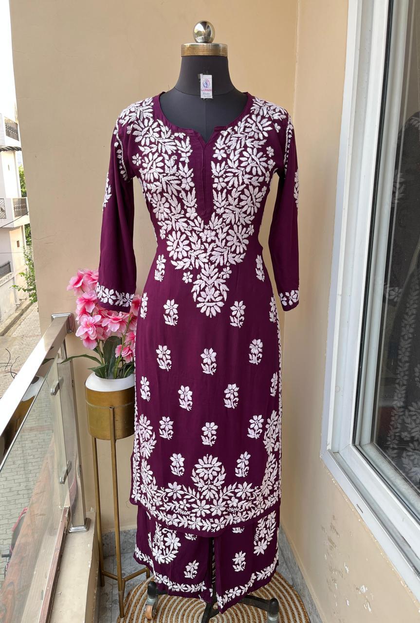 WINE *Premium Reyon Co-ord set*