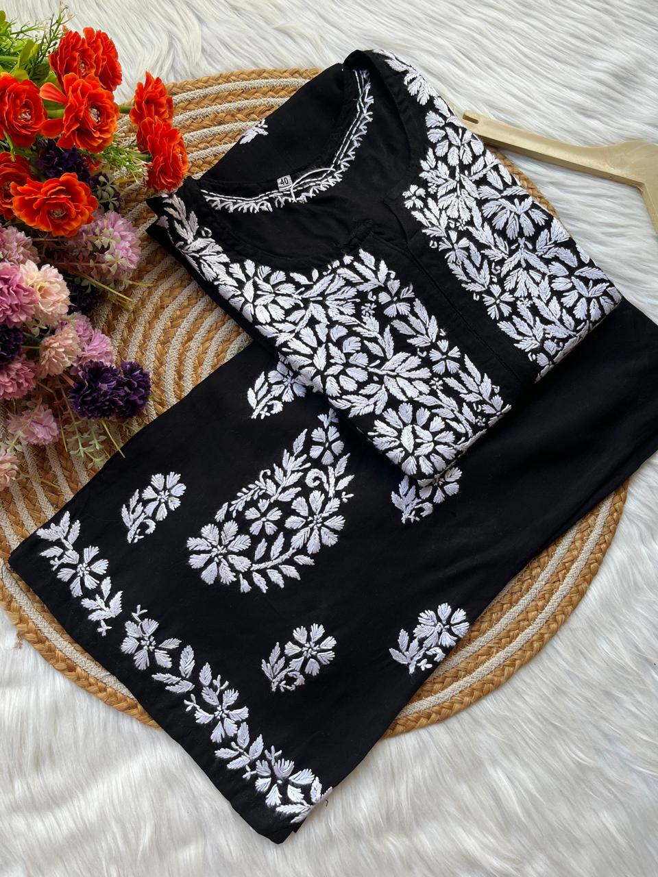 BLACK *Premium Reyon Co-ord set*