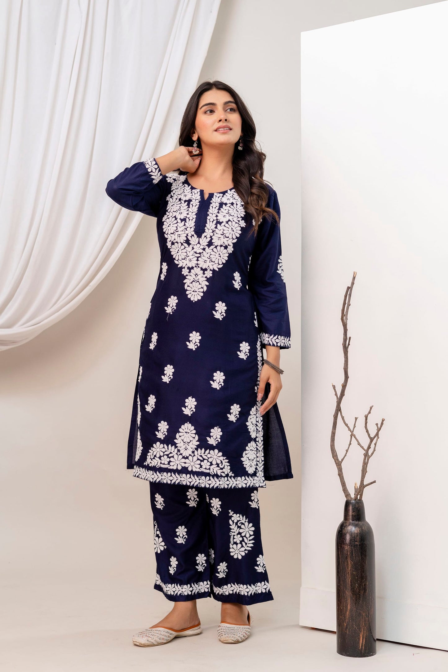 BLUE Trendy Kurti Set For Women.