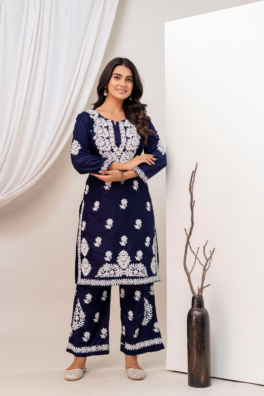 BLUE Trendy Kurti Set For Women.