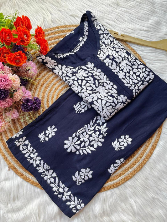 BLUE *Premium Reyon Co-ord set*