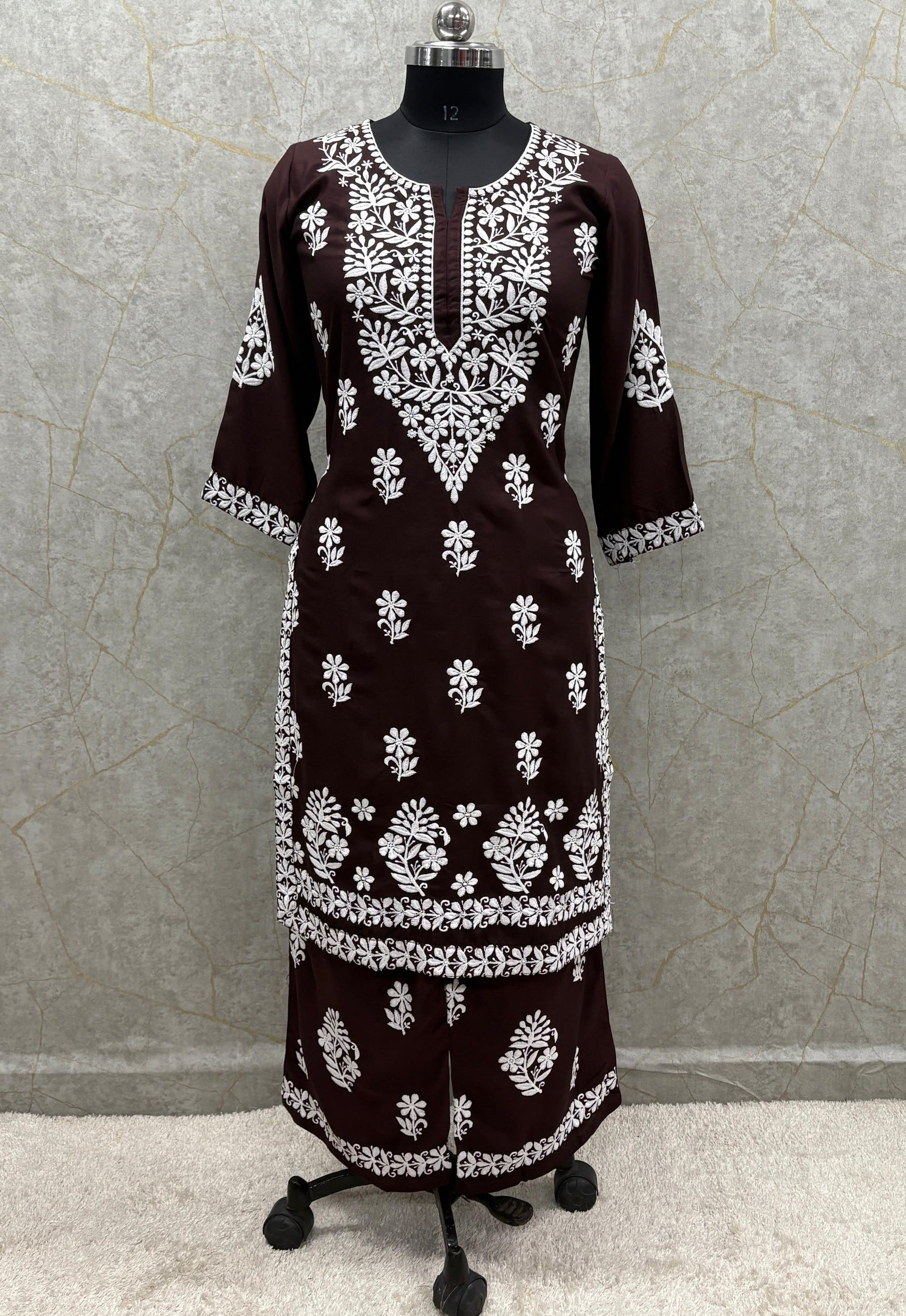 COFEE Chikankari Kurti Set Online At Best Price For Women