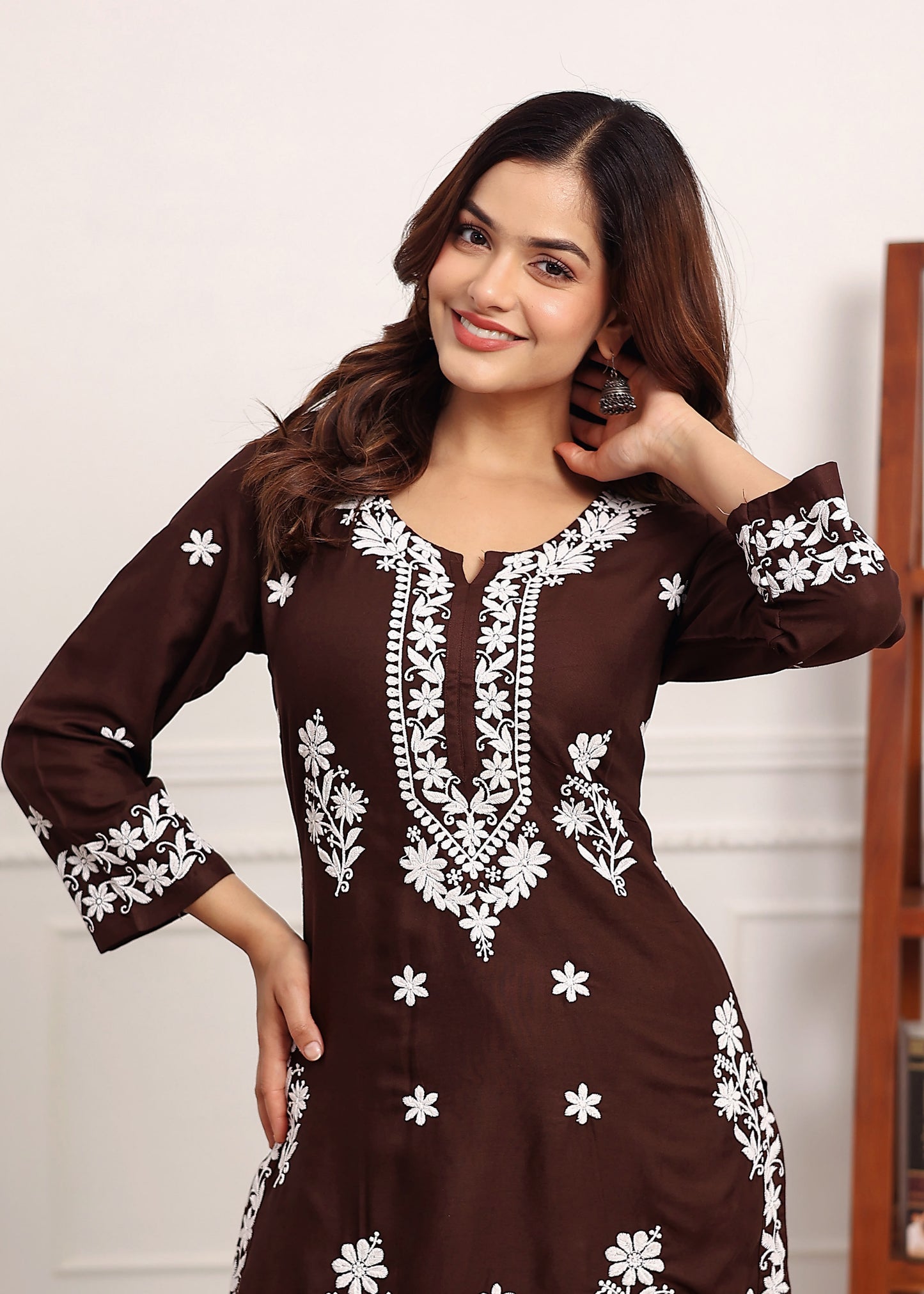 COFEE Premium Rayon Kurti Plazo Set