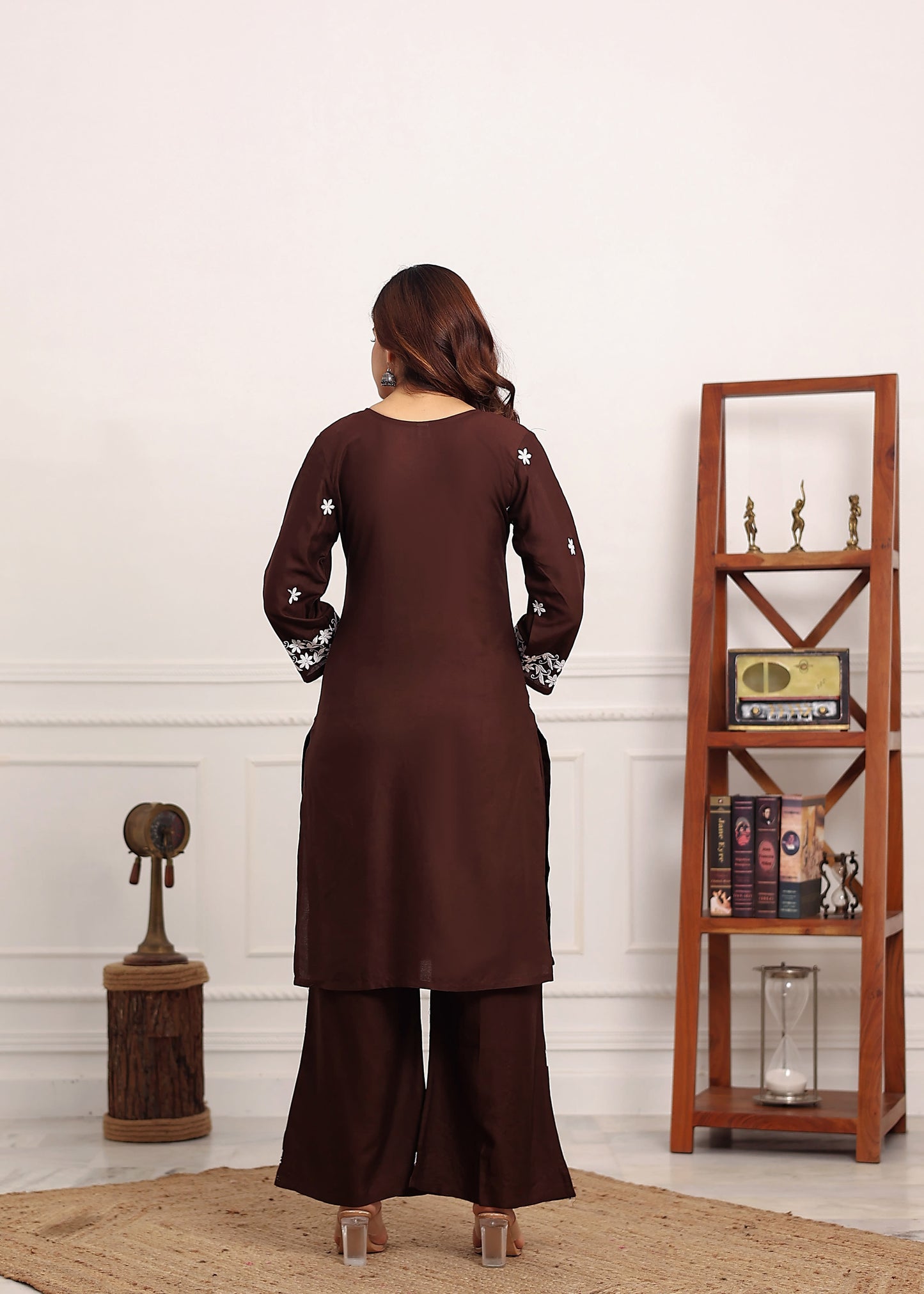 COFEE Premium Rayon Kurti Plazo Set