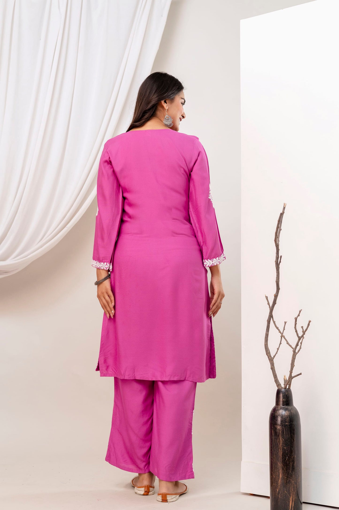 MAGENTA  Trendy Kurti Set For Women.