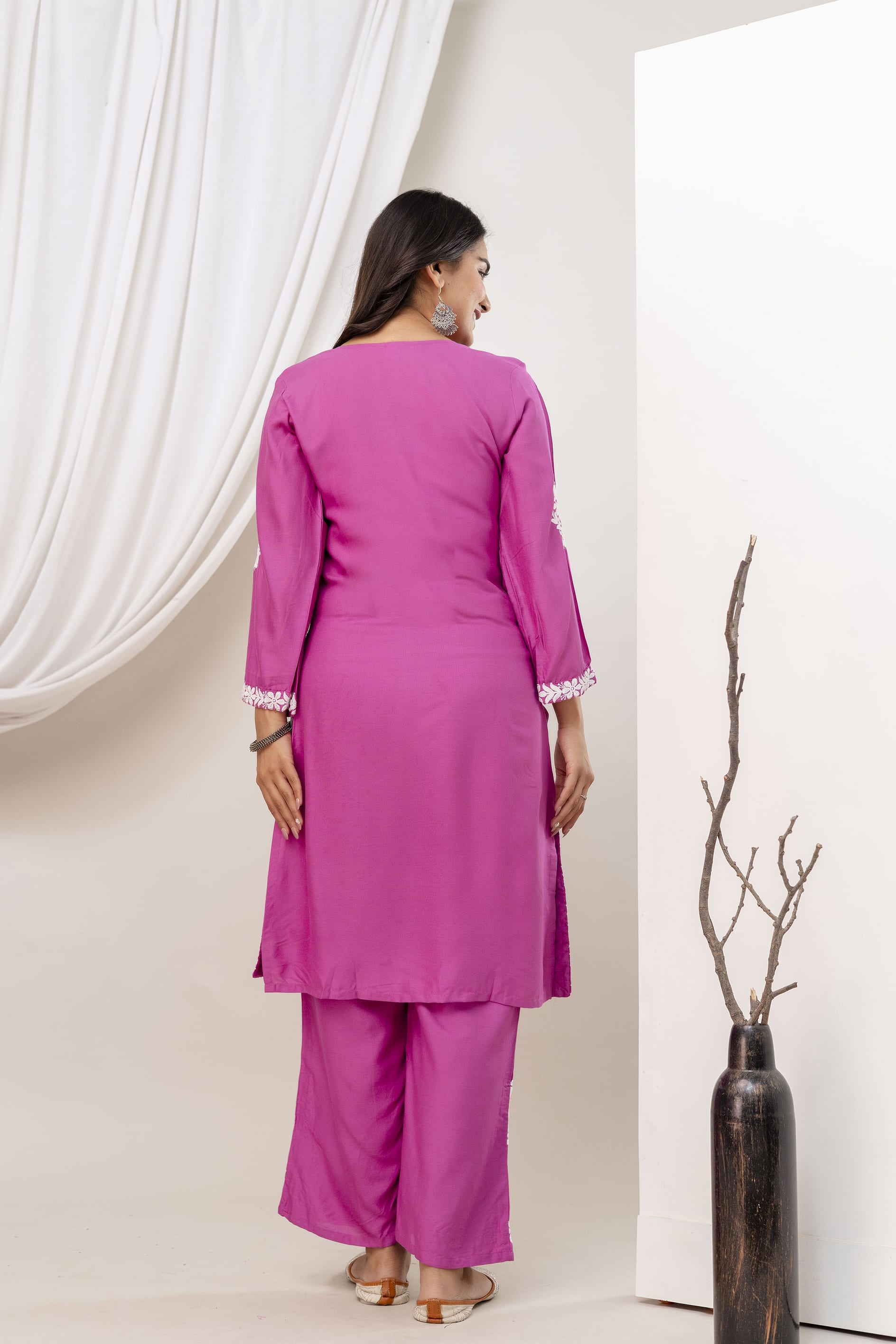 MAGENTA  Trendy Kurti Set For Women.