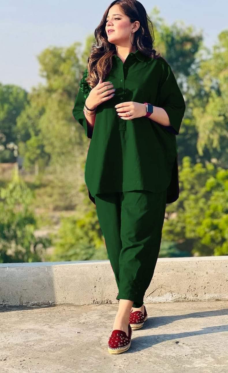 Green Premium Co-Ord Set For Women