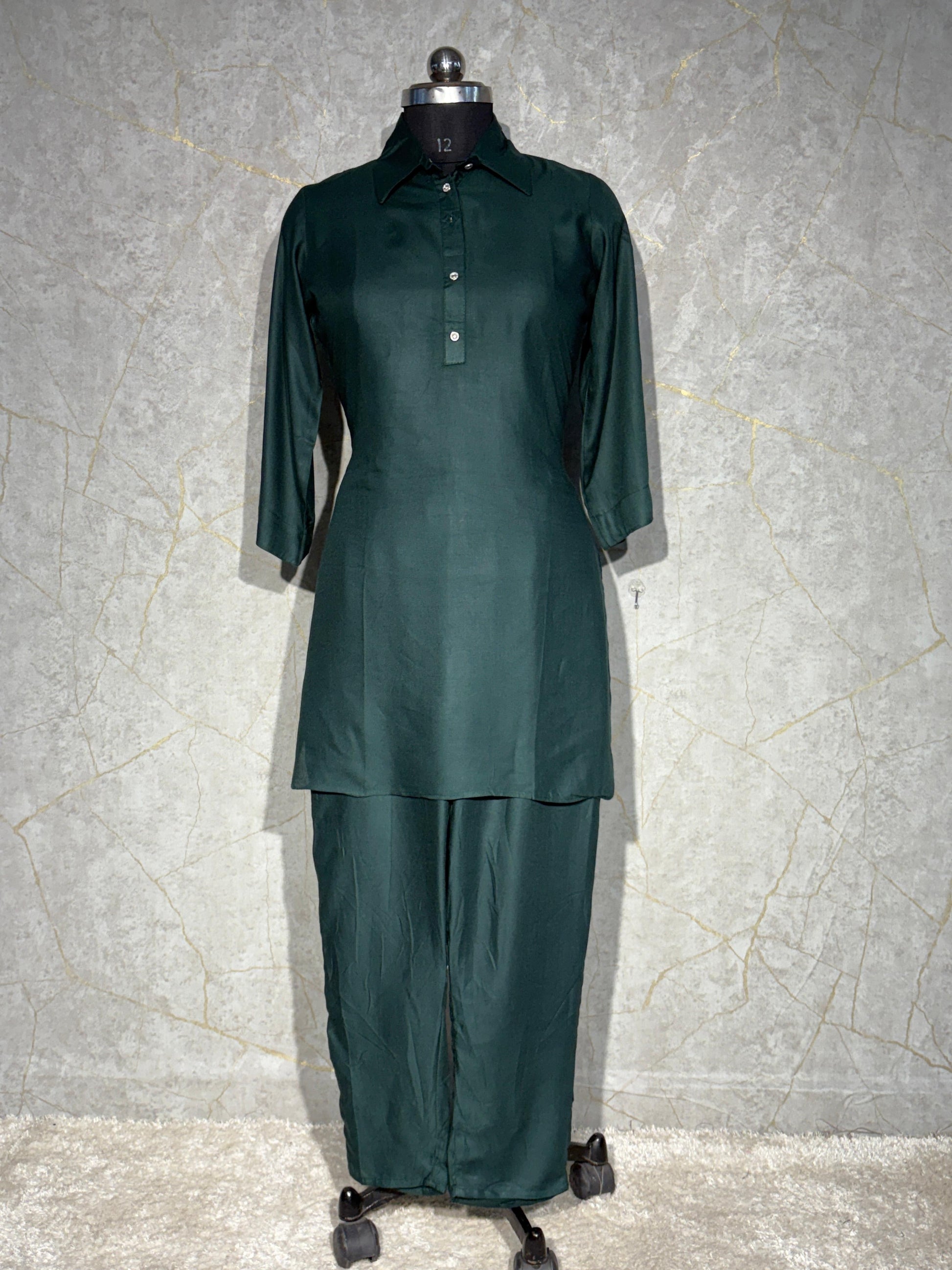 Green Premium Co-Ord Set For Women