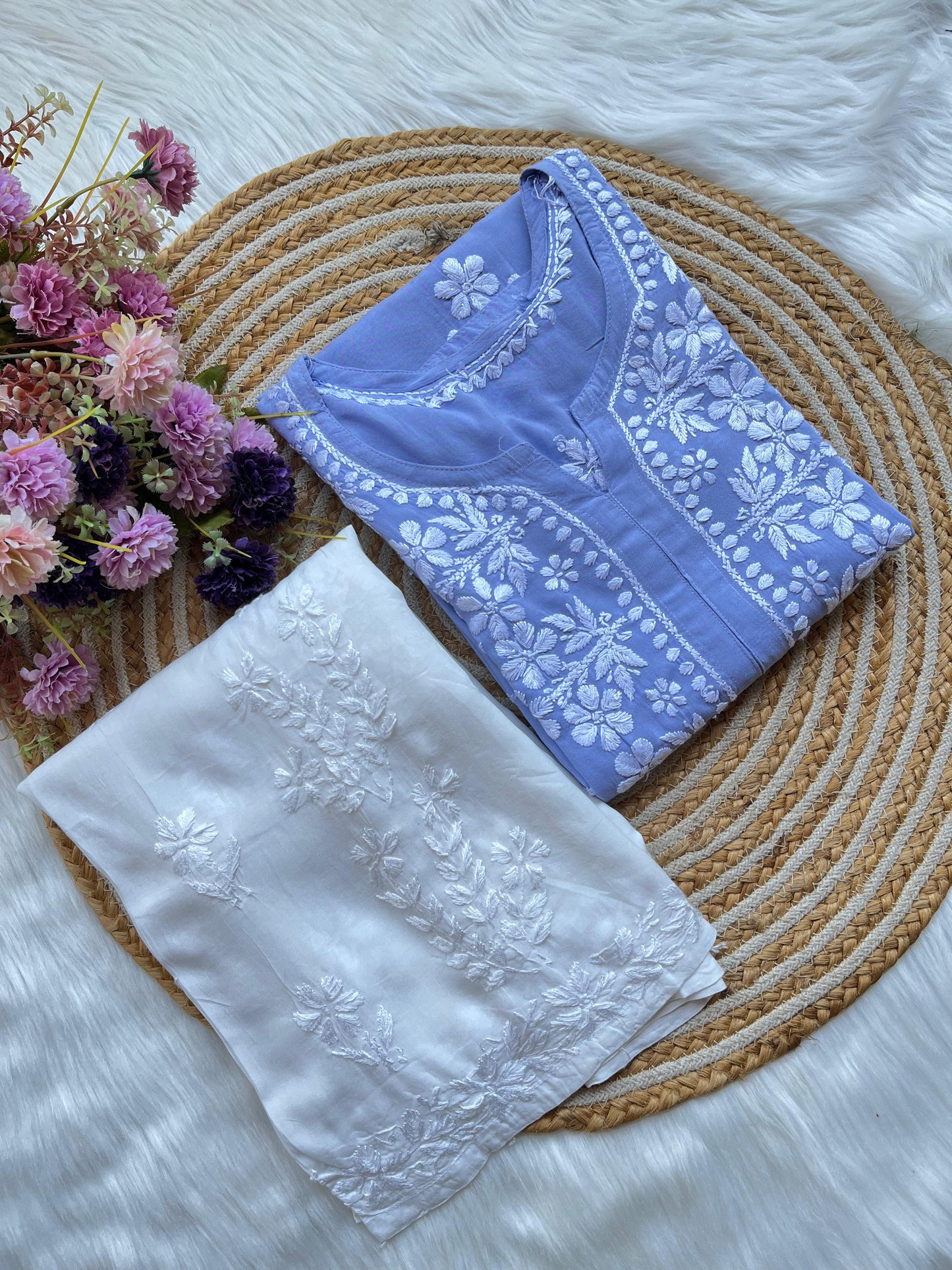 Dark Sky Rayon Kurti And Plazzo Set For Women