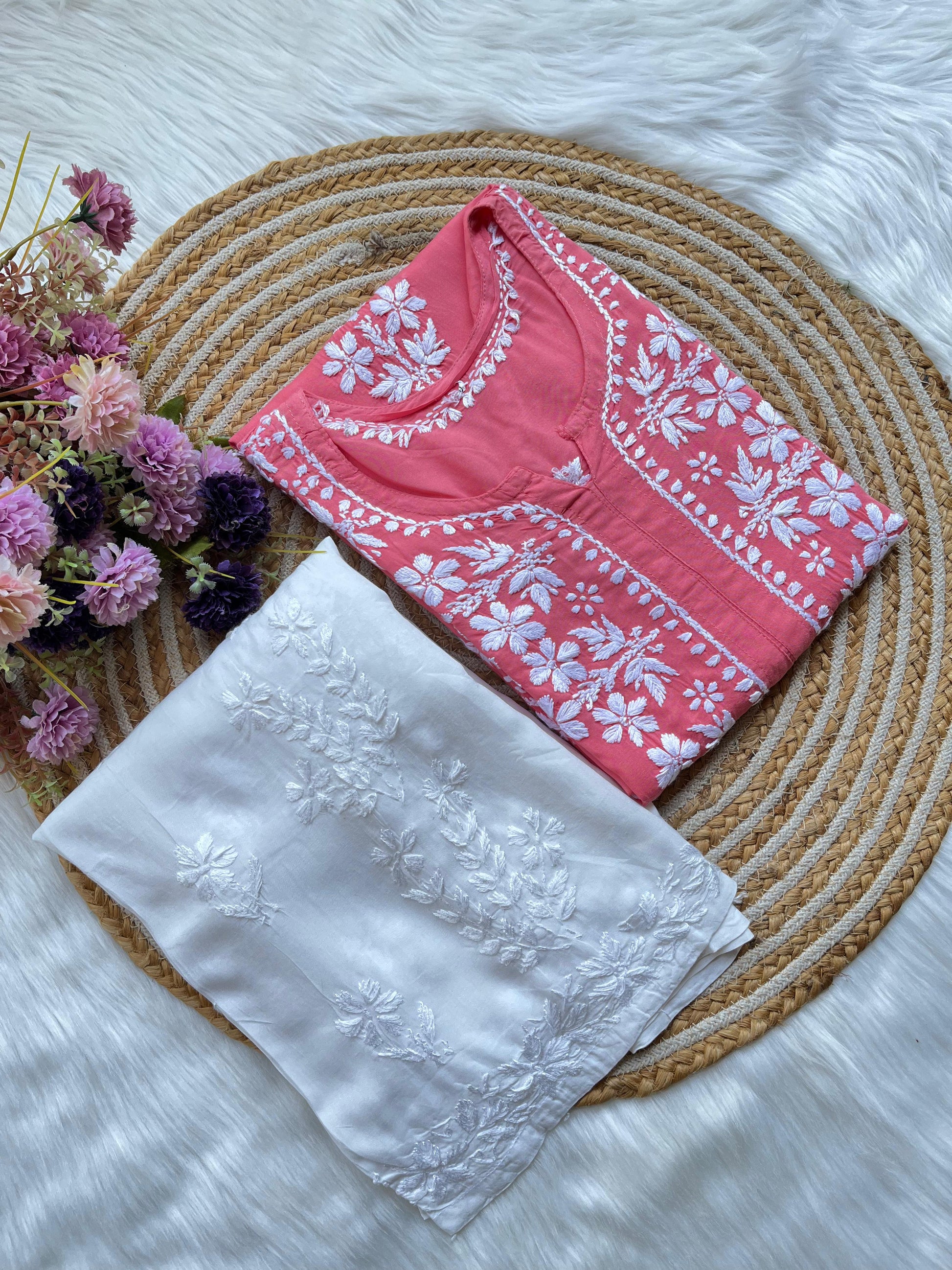 Gajari Rayon Kurti And Plazzo Set For Women