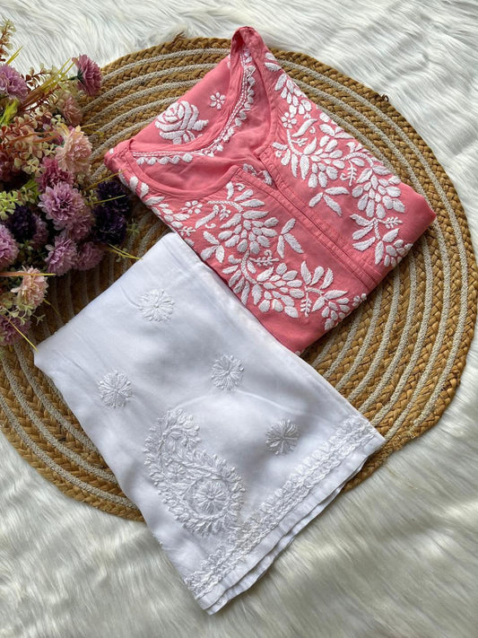 Gajari Kurta Set With Plazzo For Women