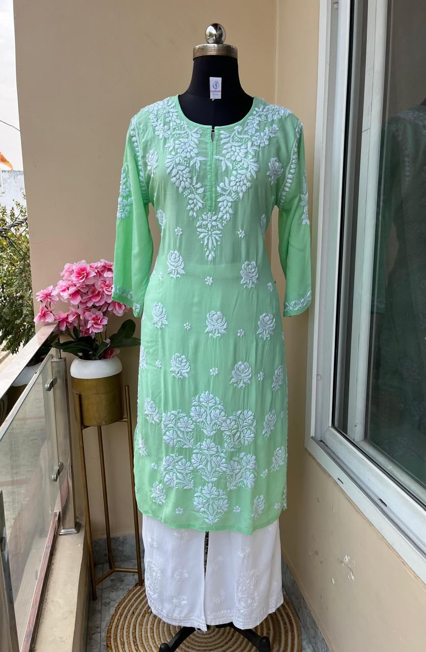 Pista Kurta Set With Plazzo For Women