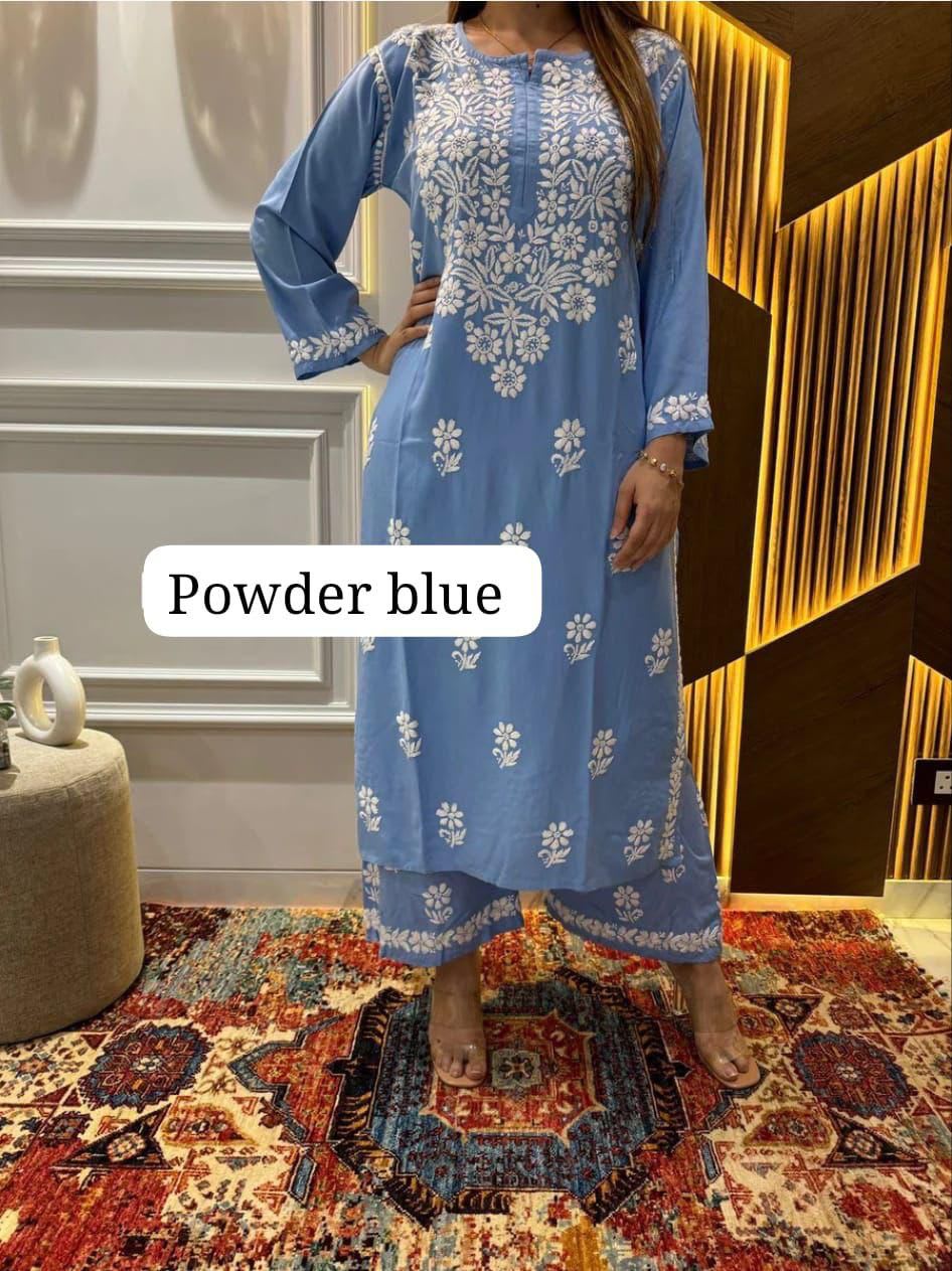 Dark Sky  Regular Kurta Set For Women