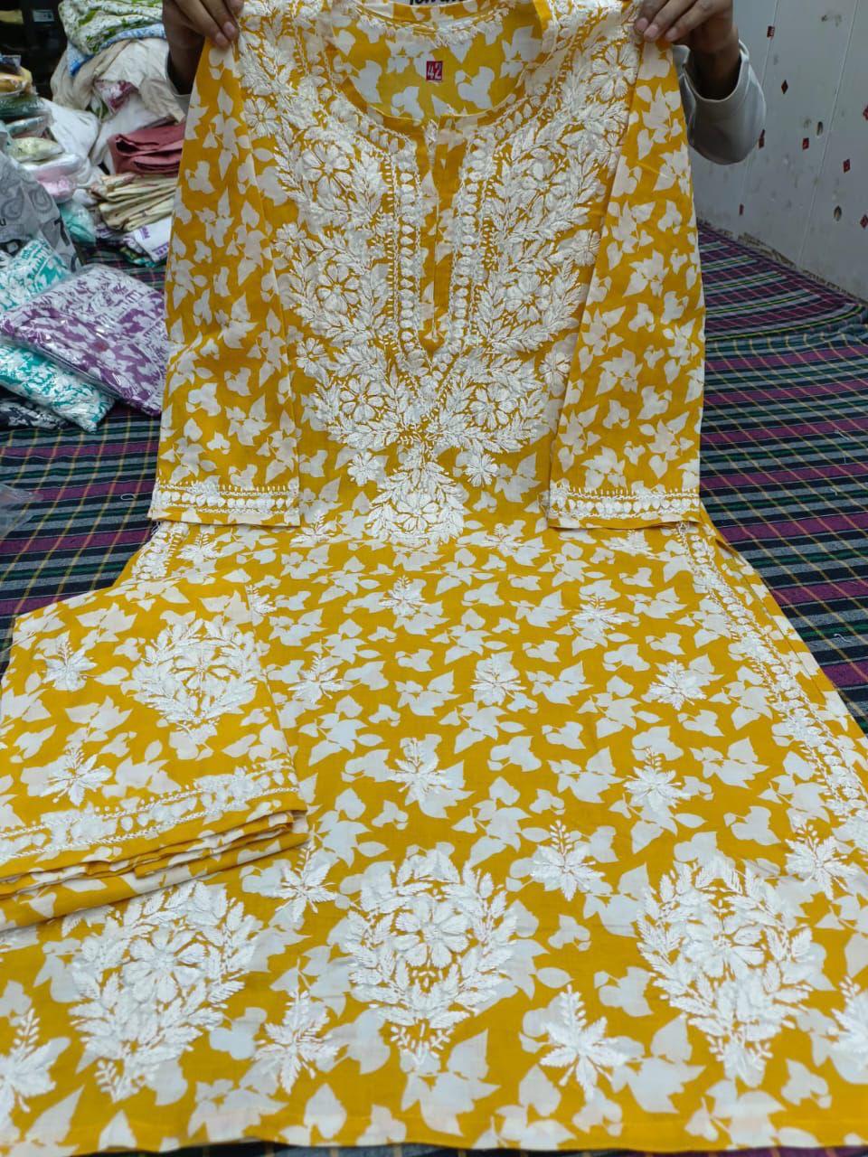 YELLOW Pant Suit Set For Women