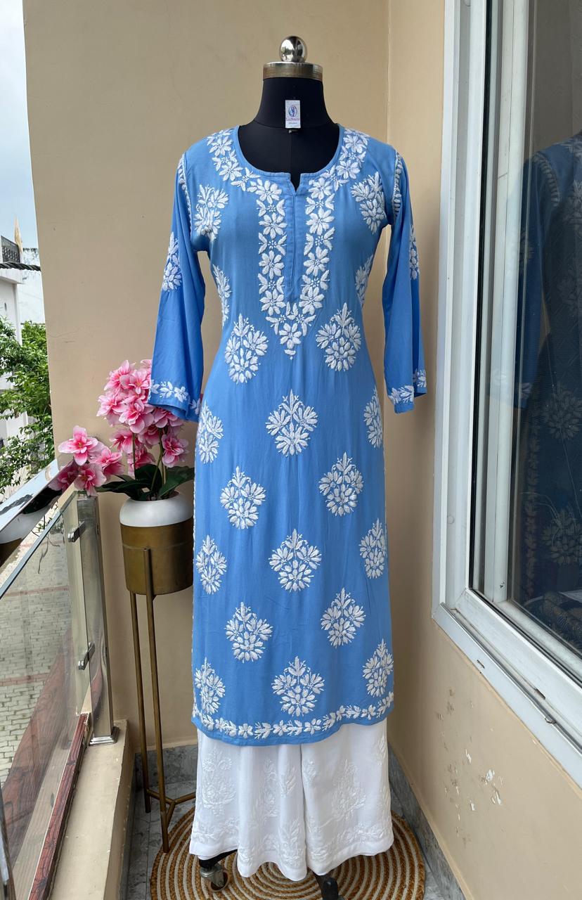 D SKY Chikankari Kurta Set For Women