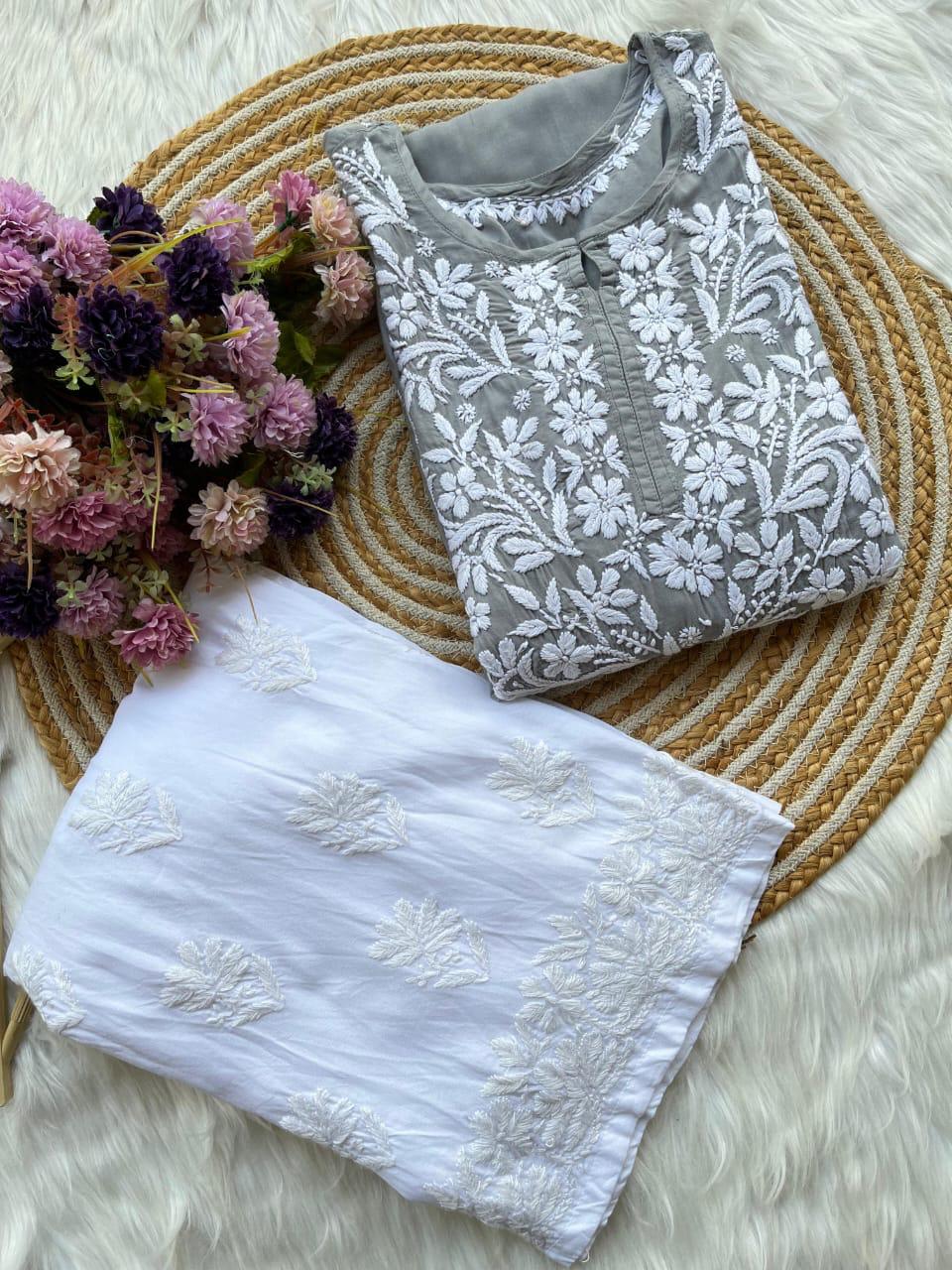 Firoji Primum Rayon Kurti And Thick cotton Plazo Set For Women