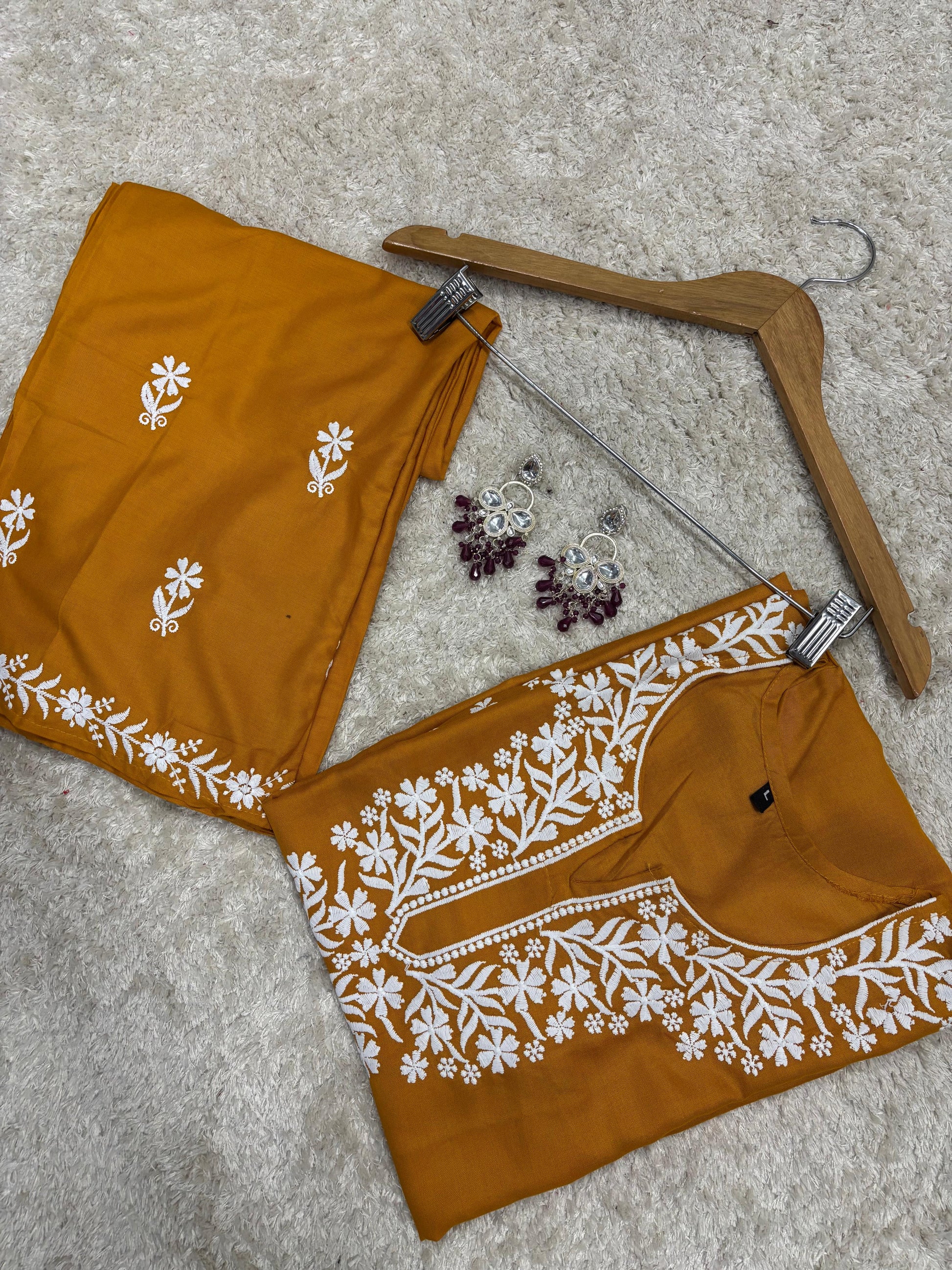 MUSTER Chikankari Kurti Set online at best price