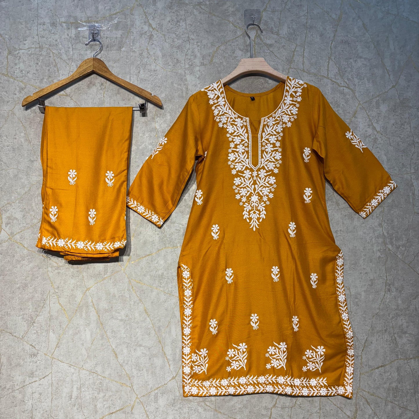 MUSTER Chikankari Kurti Set online at best price