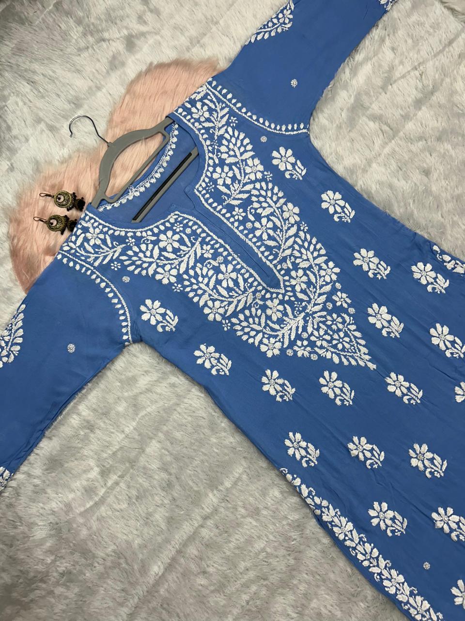 D SKY Chikankari Kurti Set Online At Best Price For Women