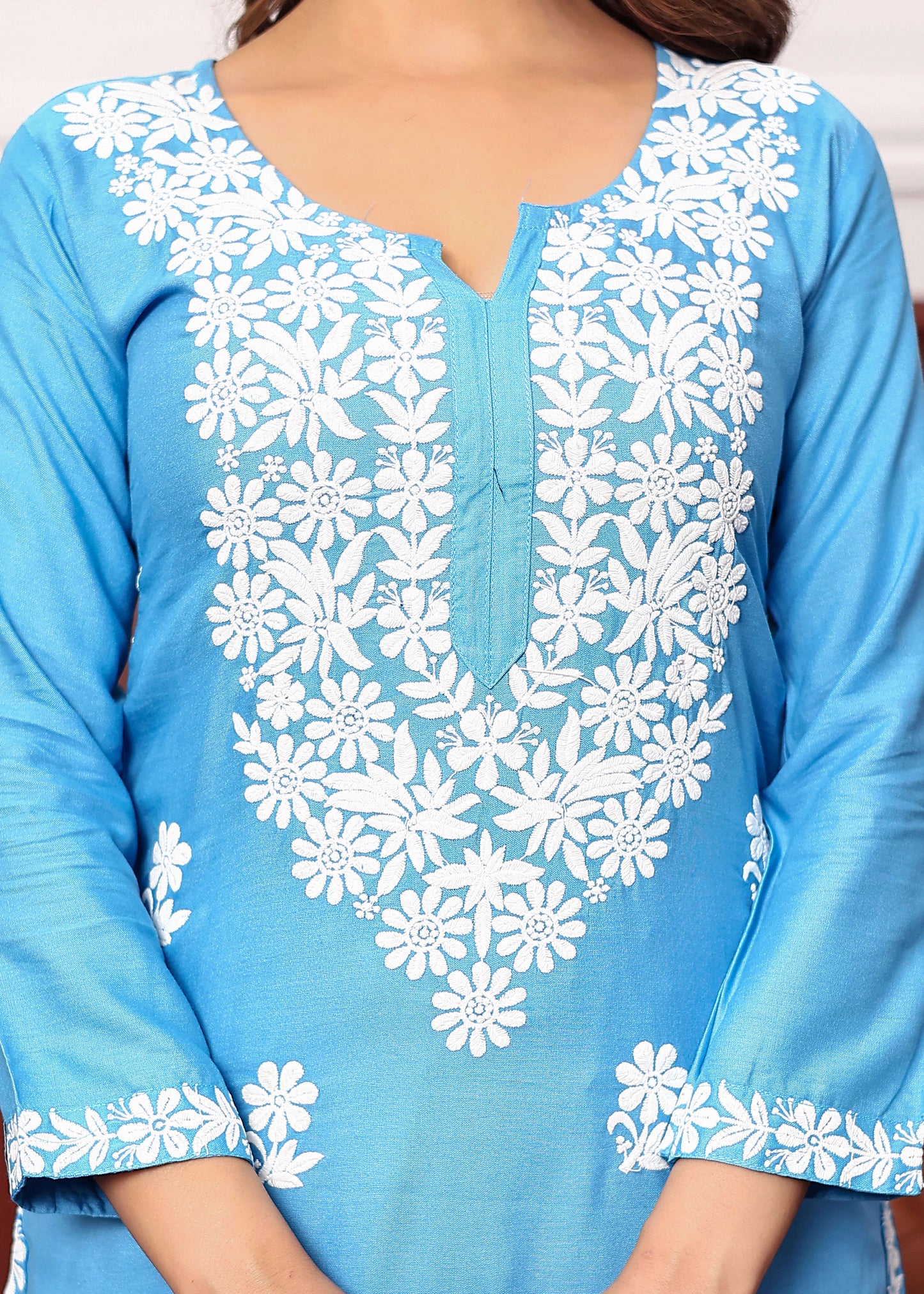D SKY New colours in our best seller chikankari Plazzo set