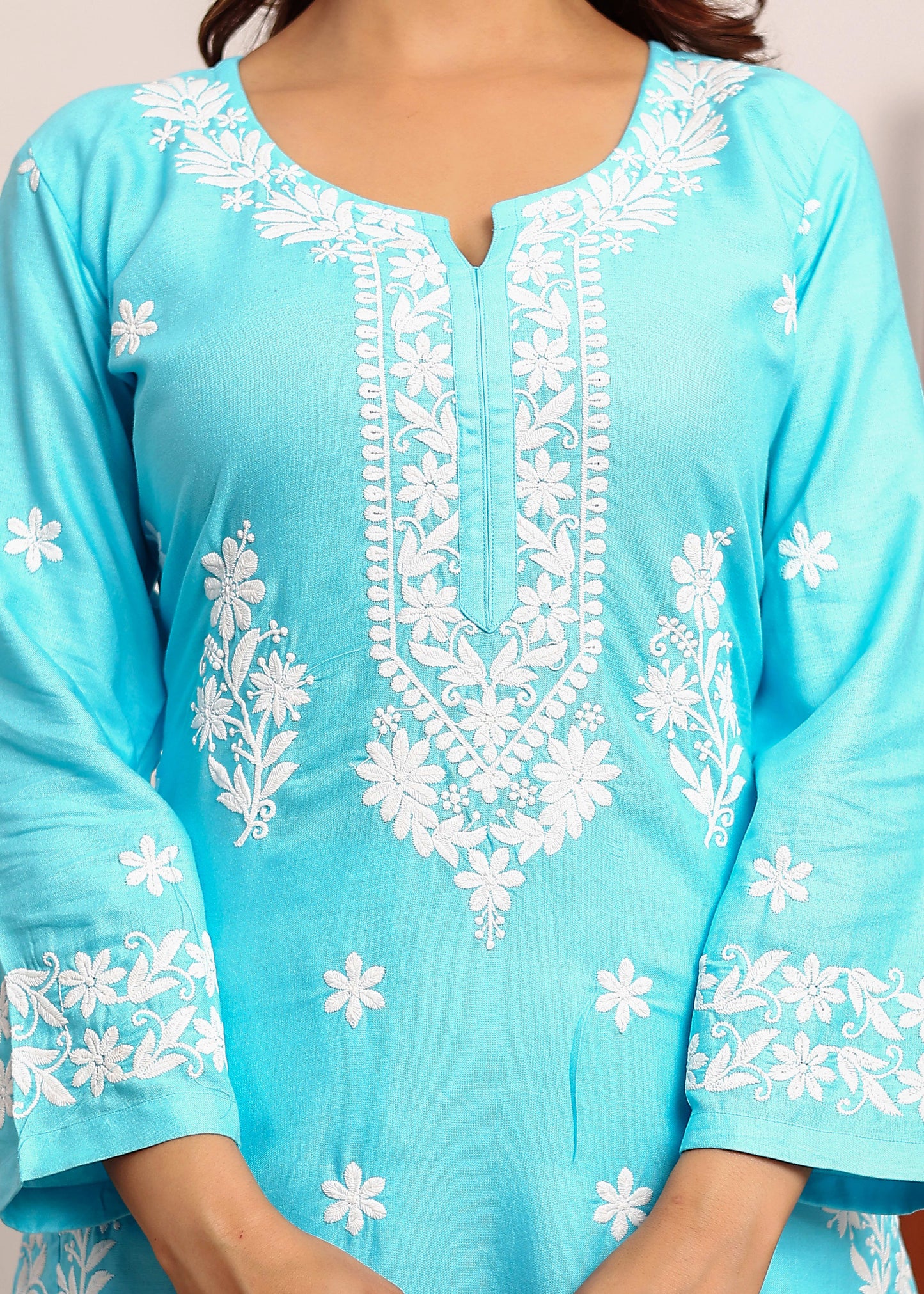 FIROJI Premium Rayon Kurti Plazo Set