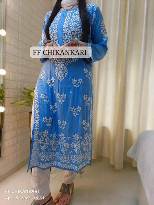 FIROJI Womens Indian Model Kurti Beautiful work Entice Wear