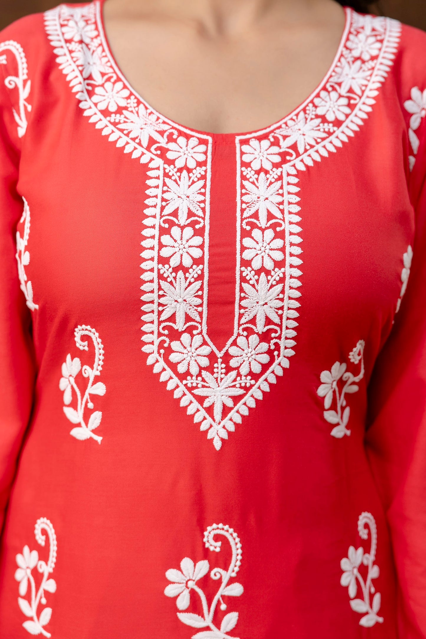 GAJARI Women Rayon Ethnic Top Plazzo Set