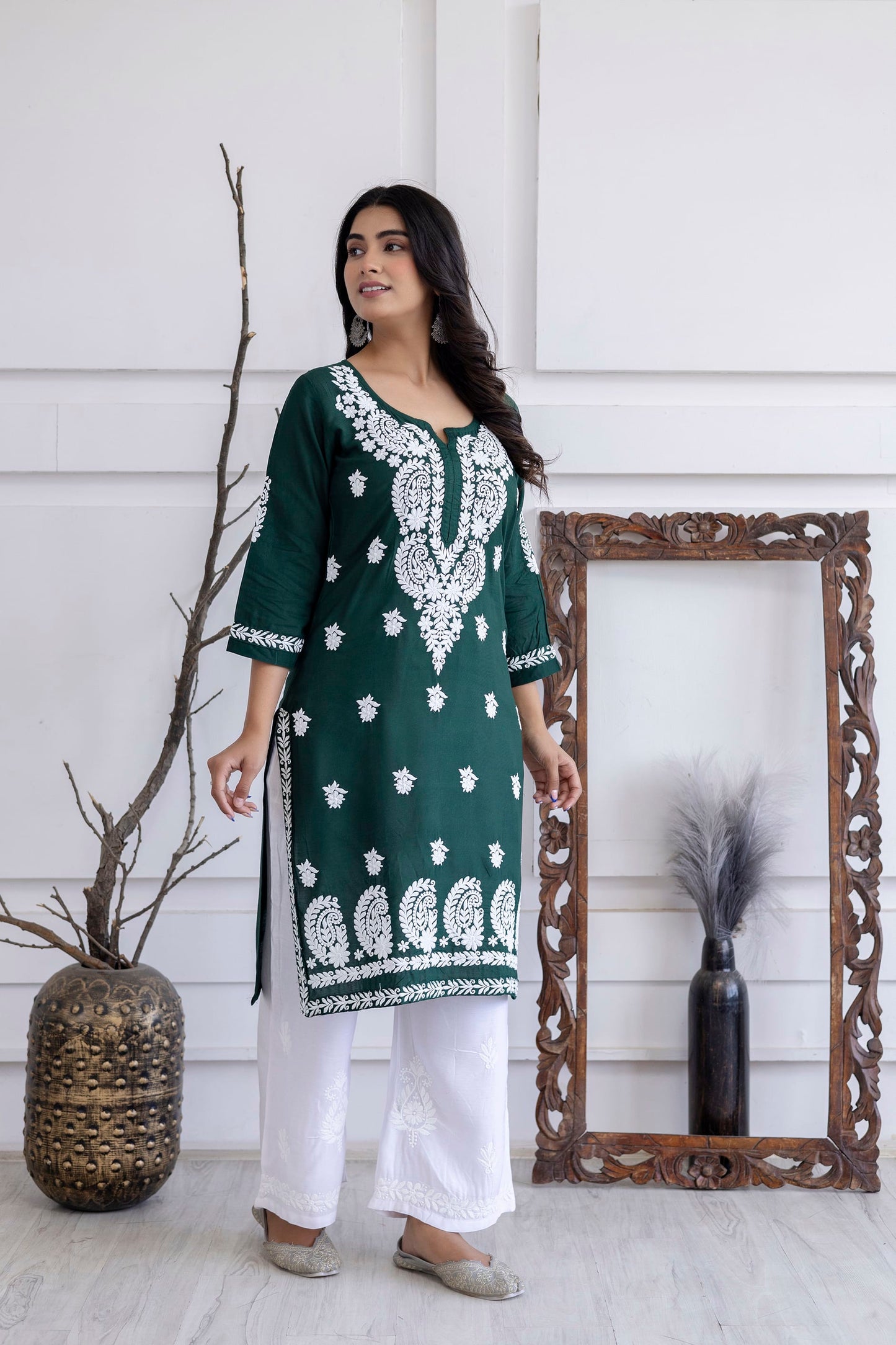 GREEN Trendy Fashionable kurtis