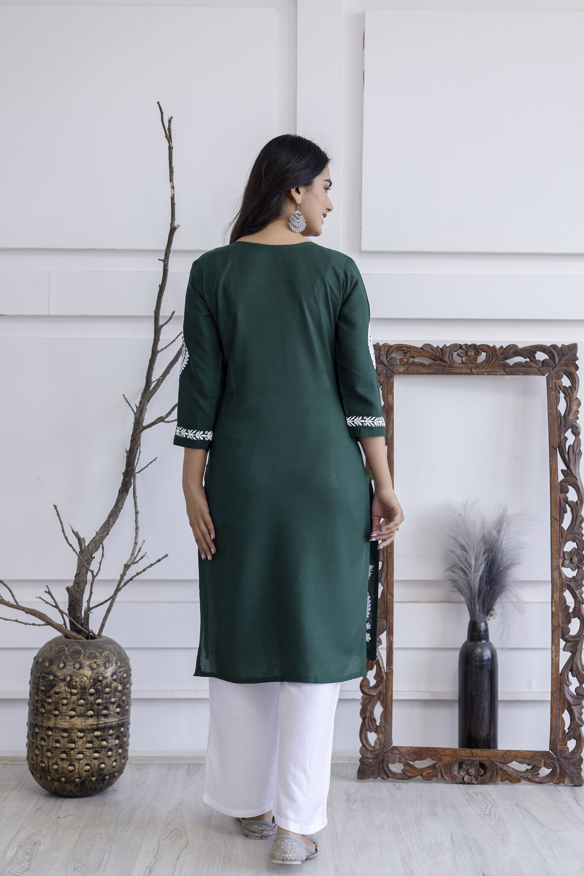 GREEN Trendy Fashionable kurtis