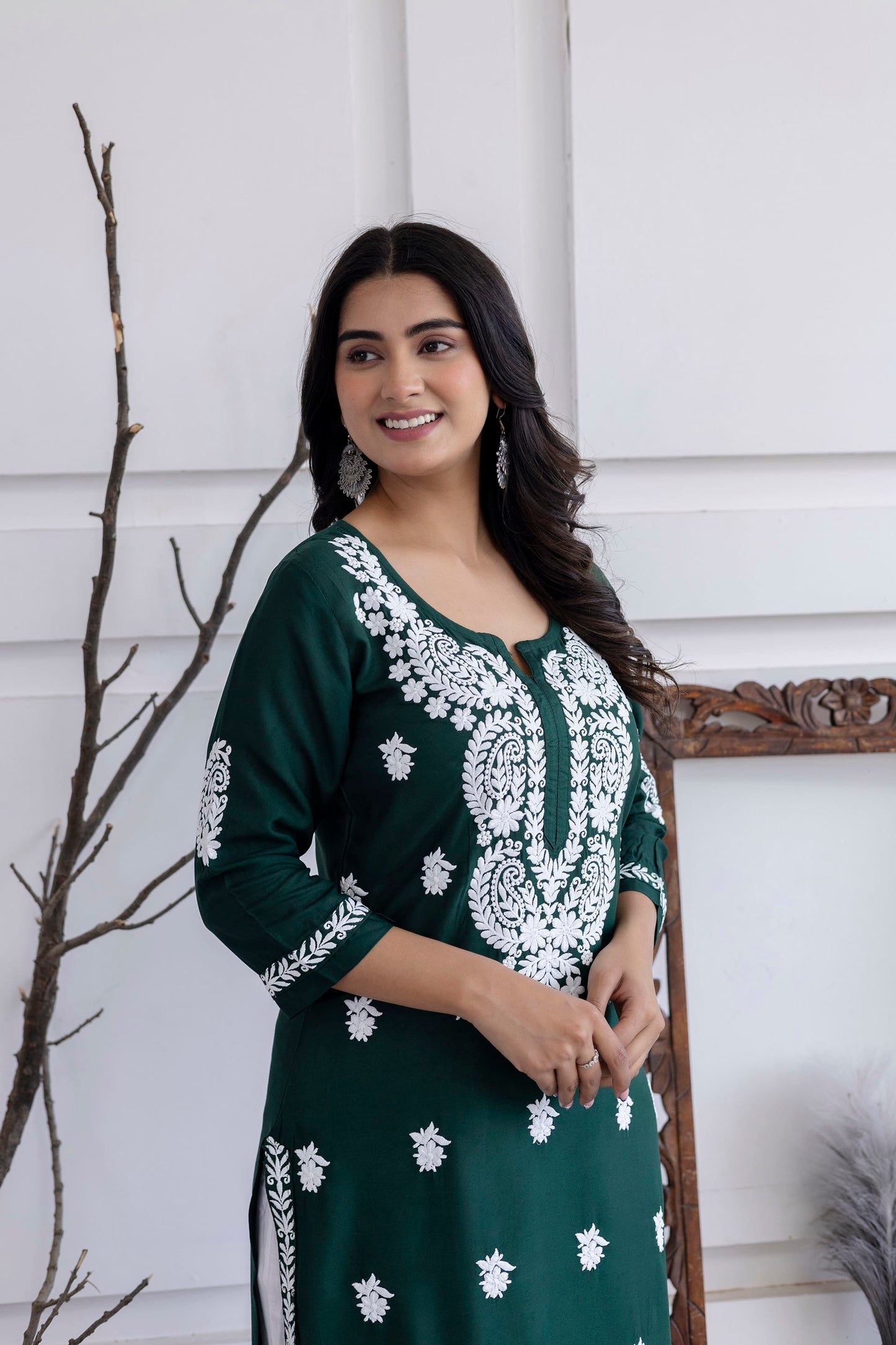 GREEN Trendy Fashionable kurtis