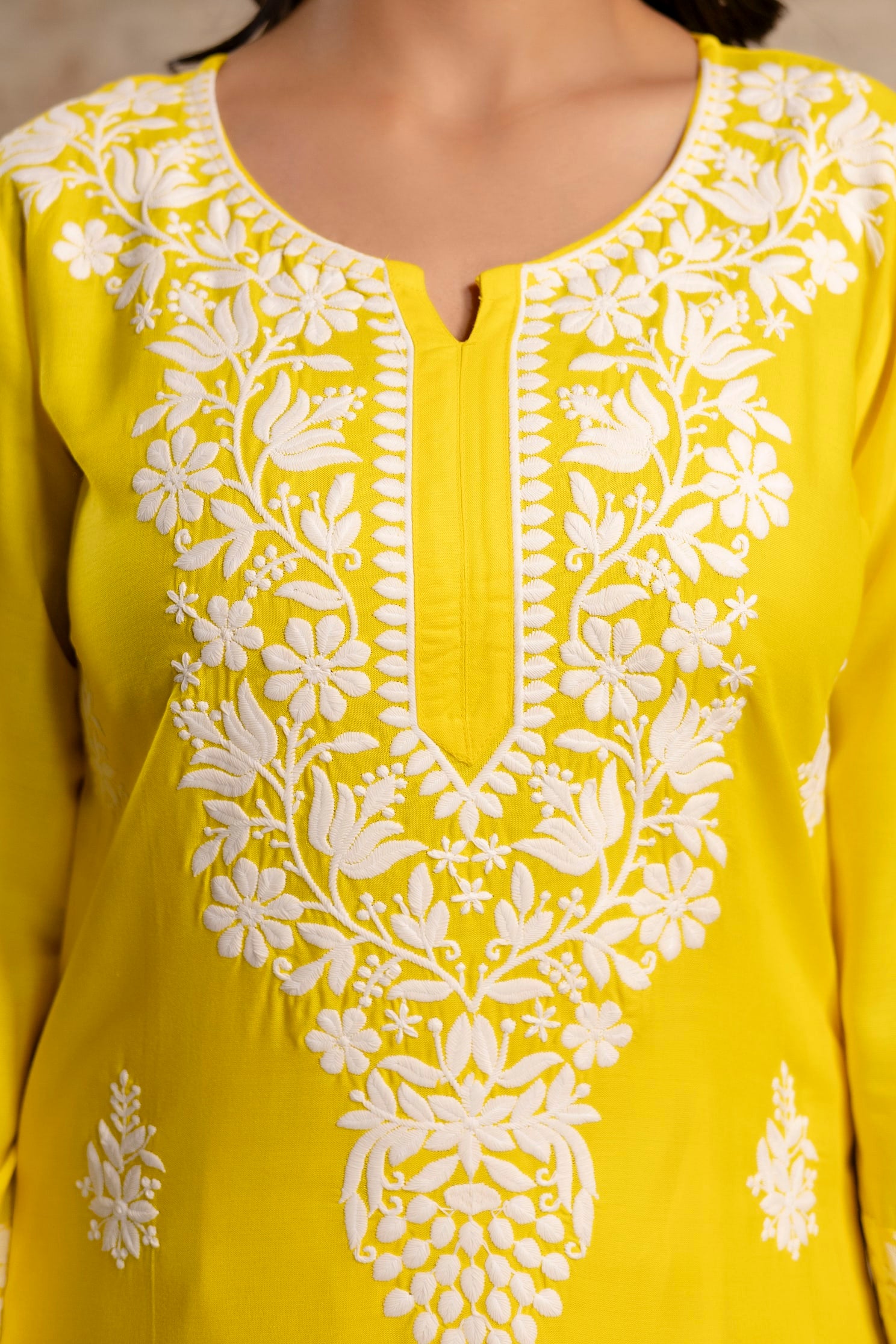 LEMON Women's Elegent Kurti set | Kurti Plazo Set