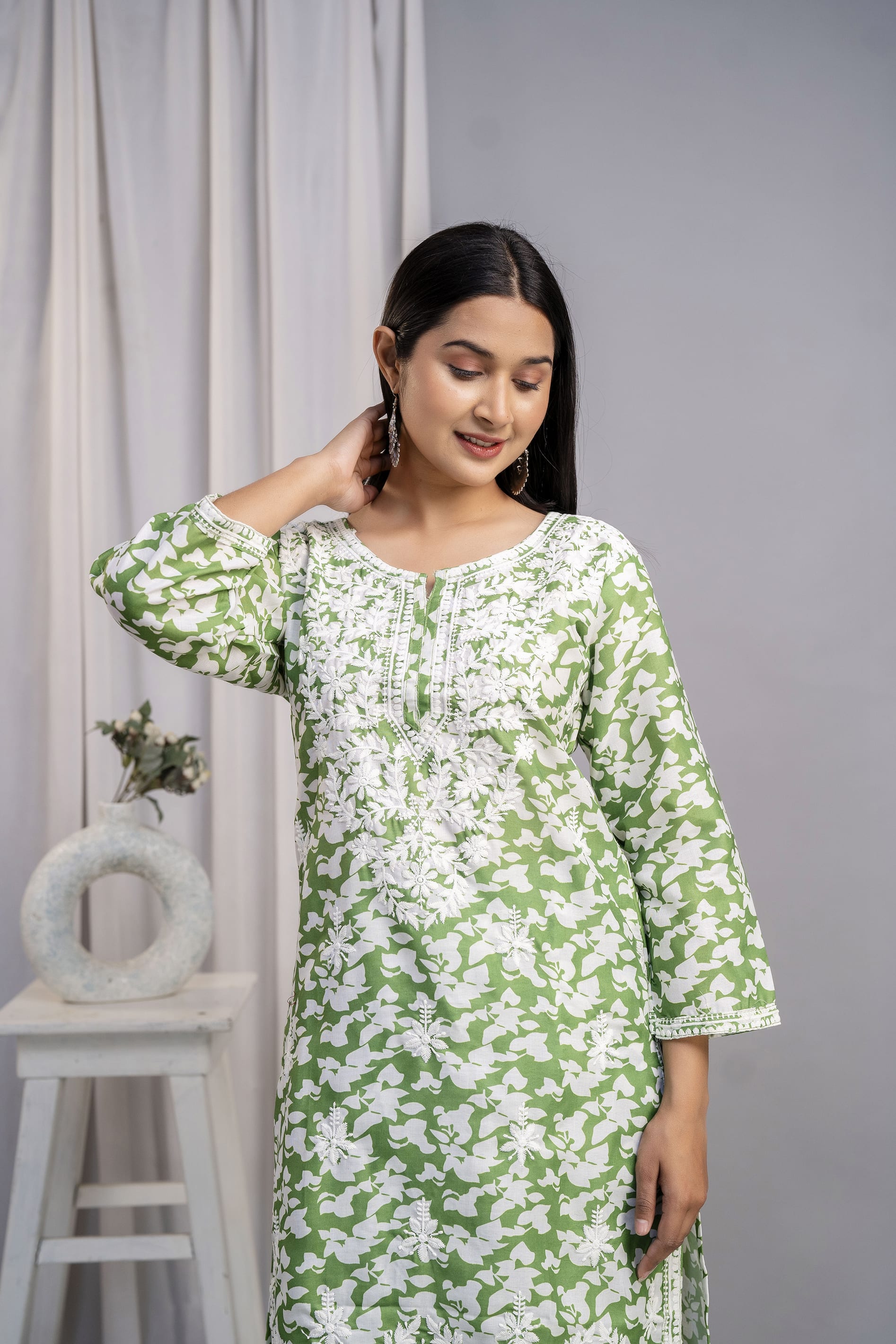 MEHNDI Beautiful Two Peice Cotton Set