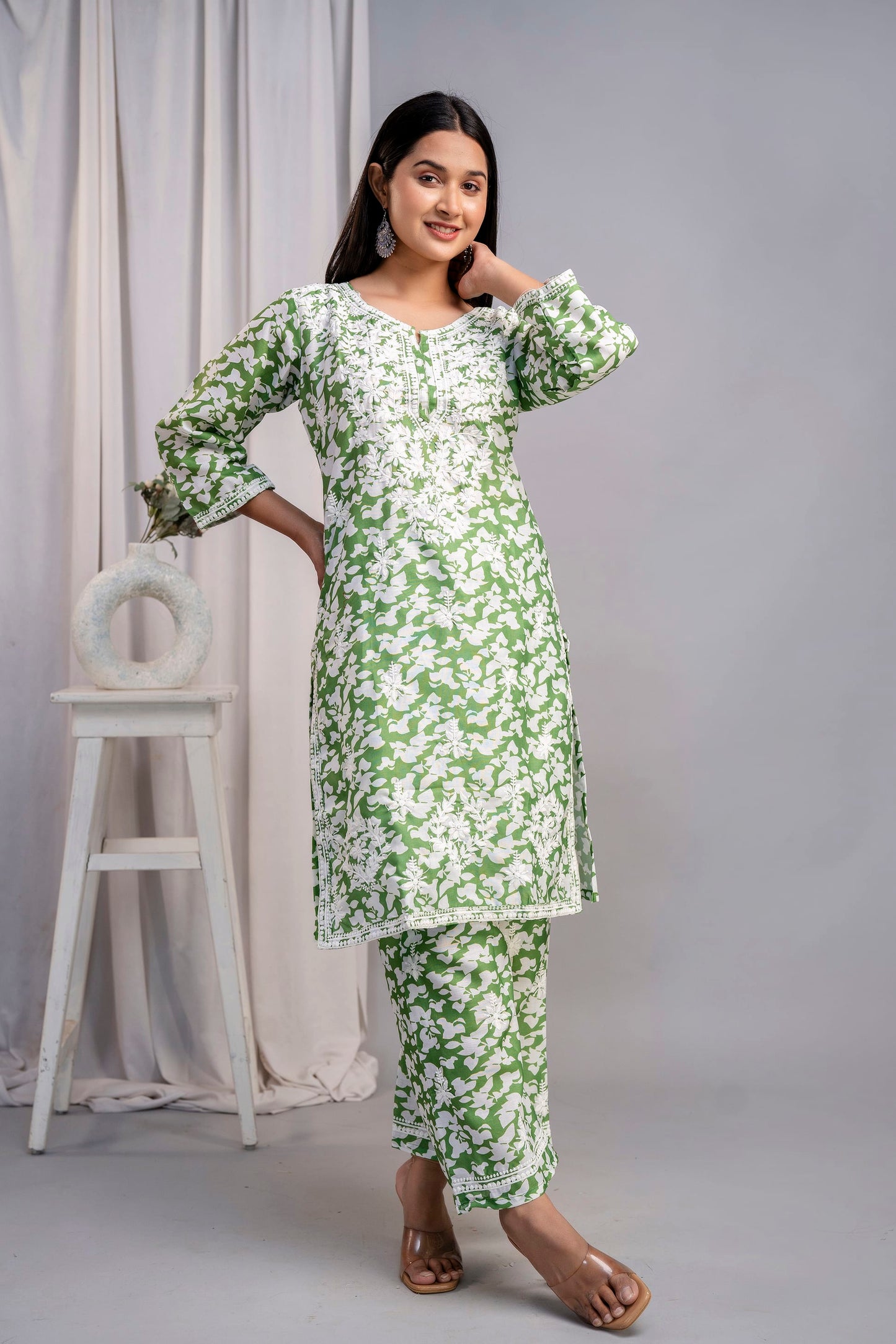 MEHNDI Beautiful Two Peice Cotton Set