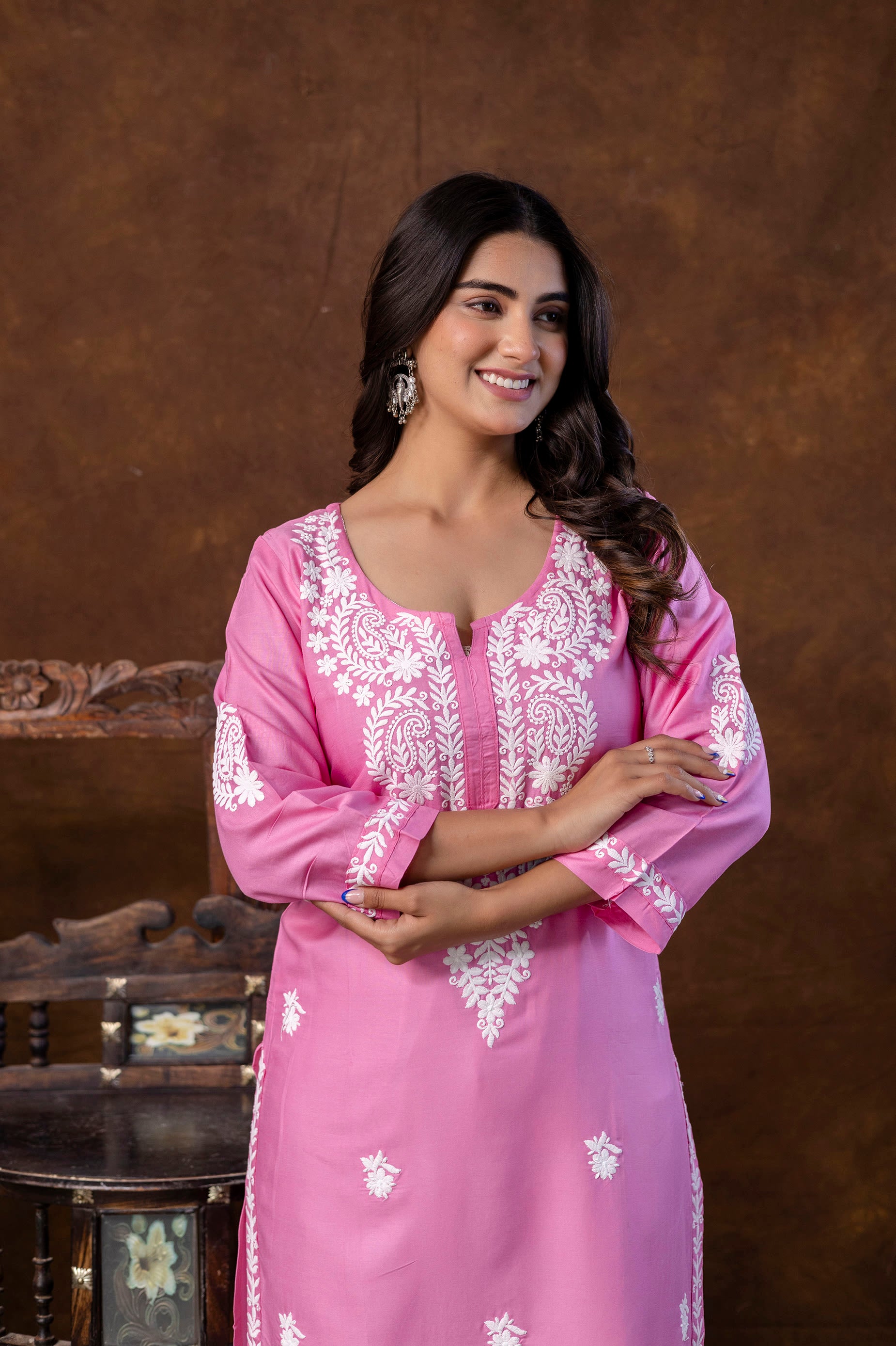 PINK Trendy Fashionable kurtis