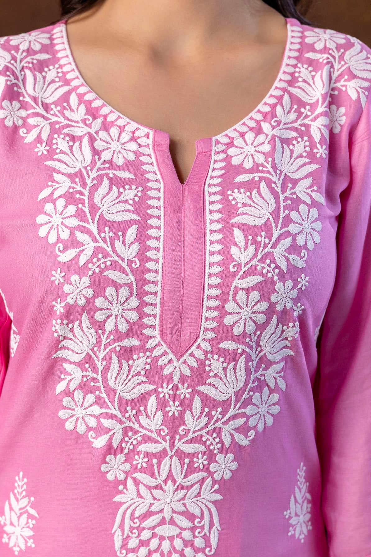 PINK Women's Elegent Kurti set | Kurti Plazo Set