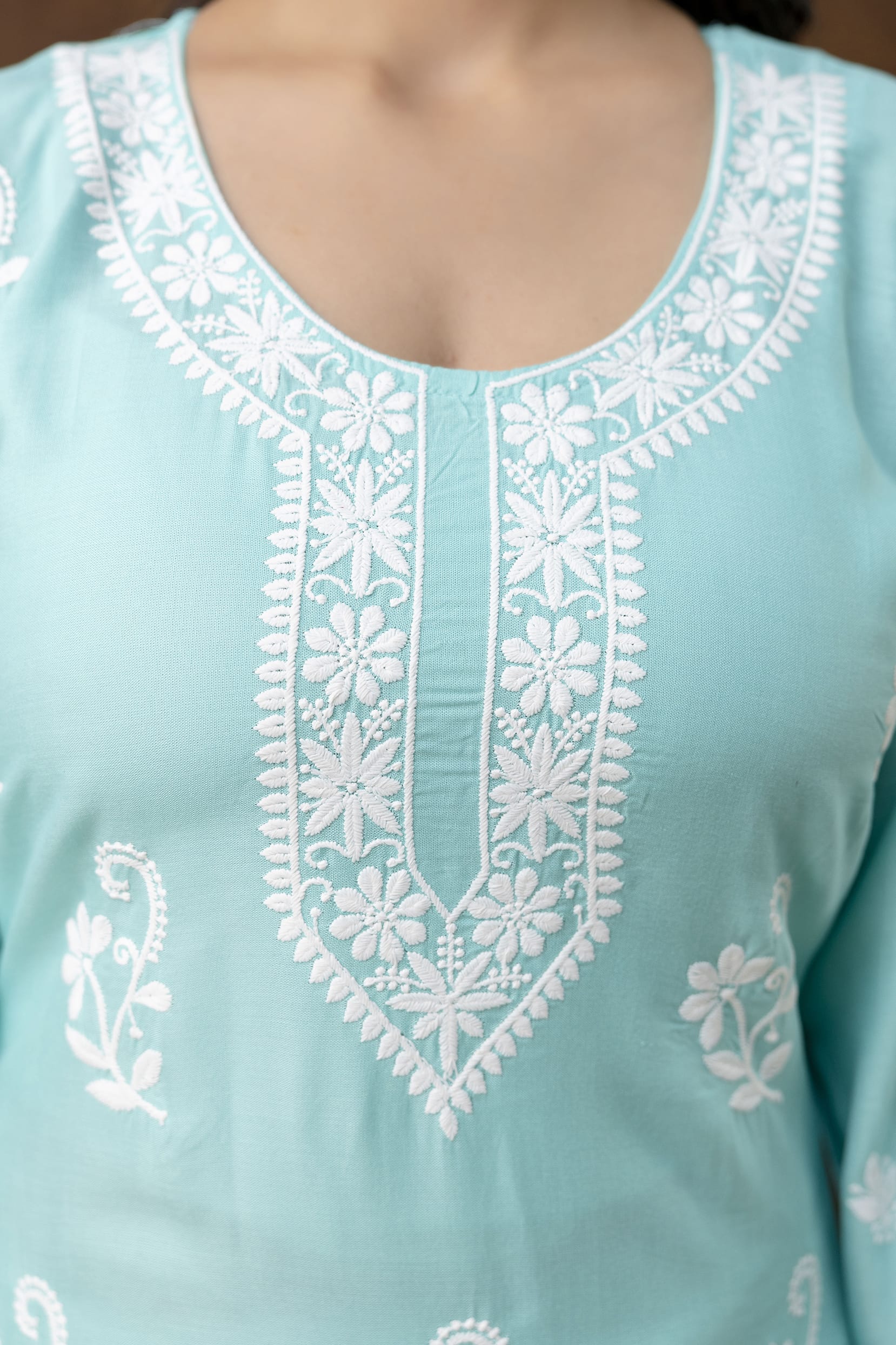 POOL Women Rayon Ethnic Top Plazzo Set