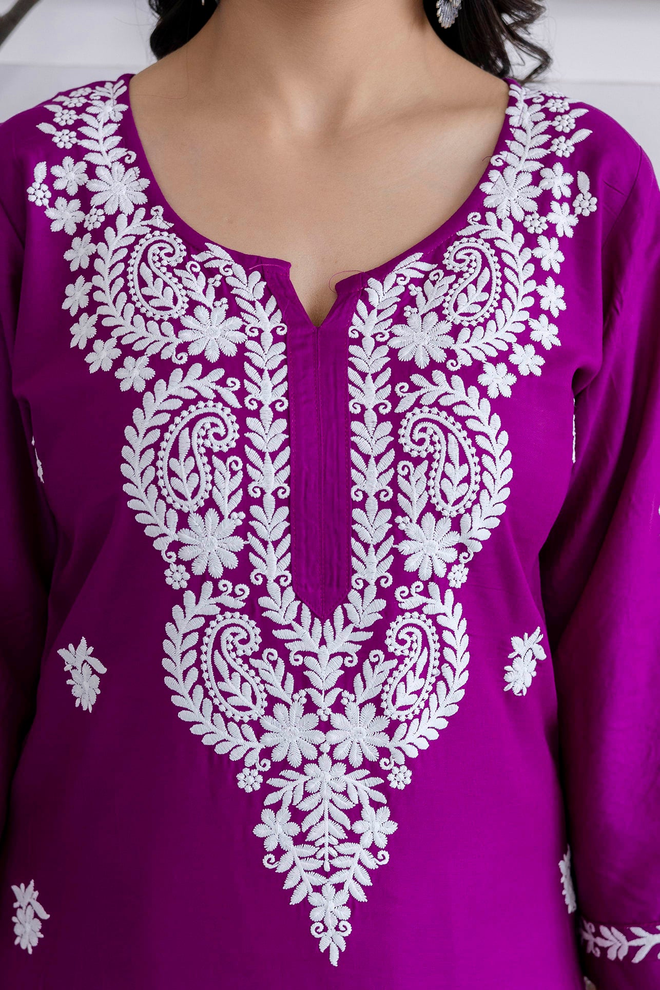 PURPLE Trendy Fashionable kurtis