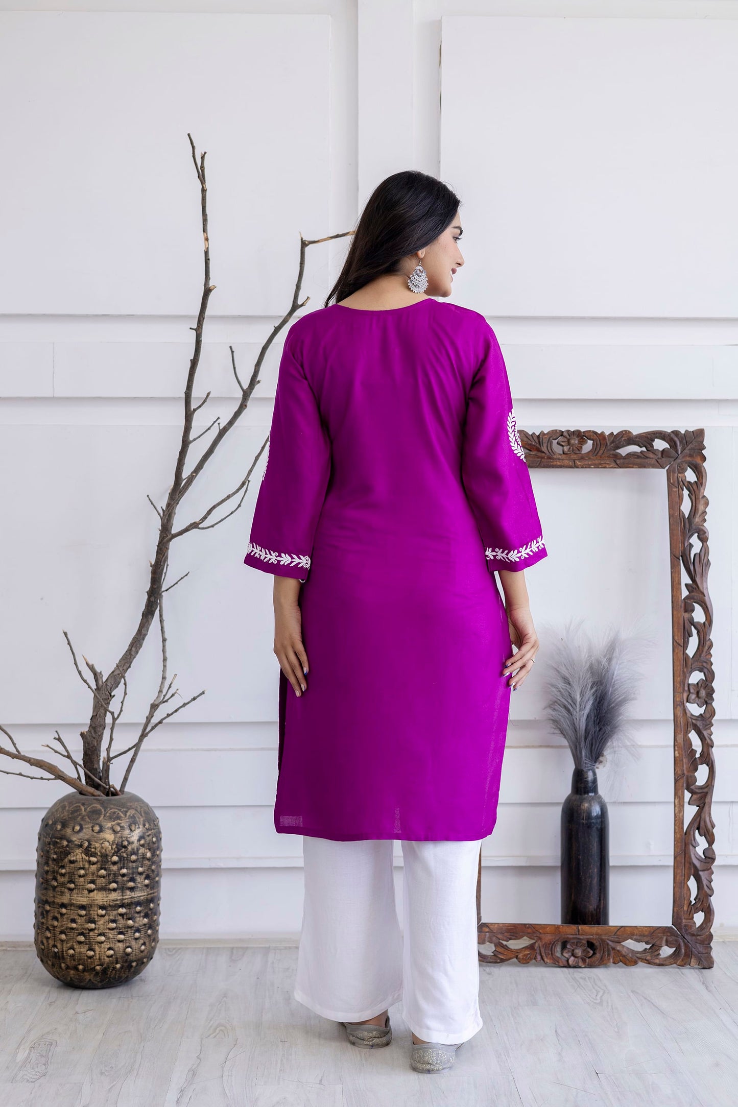 PURPLE Trendy Fashionable kurtis