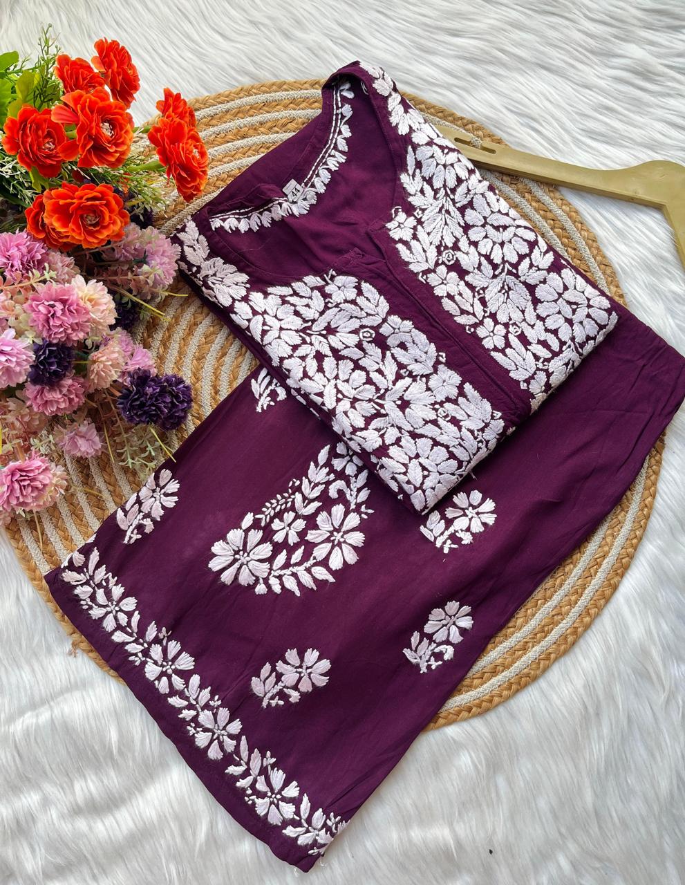 WINE *Premium Reyon Co-ord set*